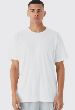 White Oversized Crew Neck T-shirt