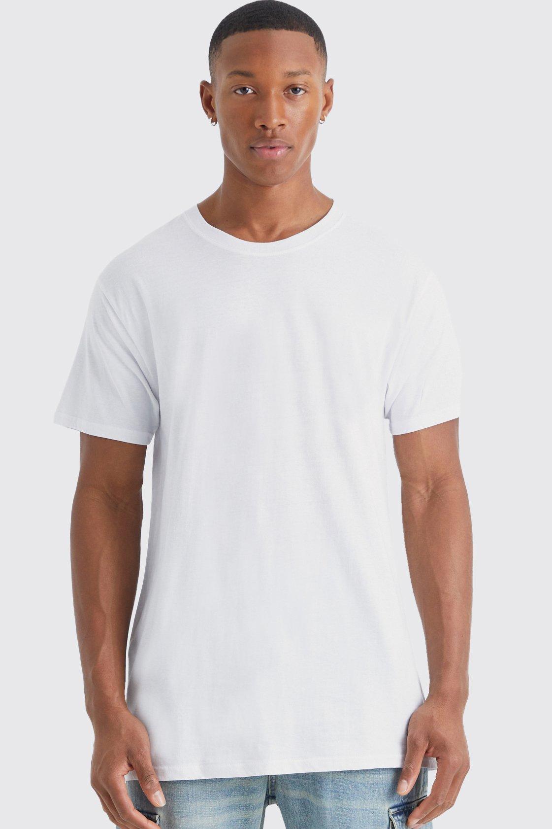 Mens plain round neck t cheap shirts