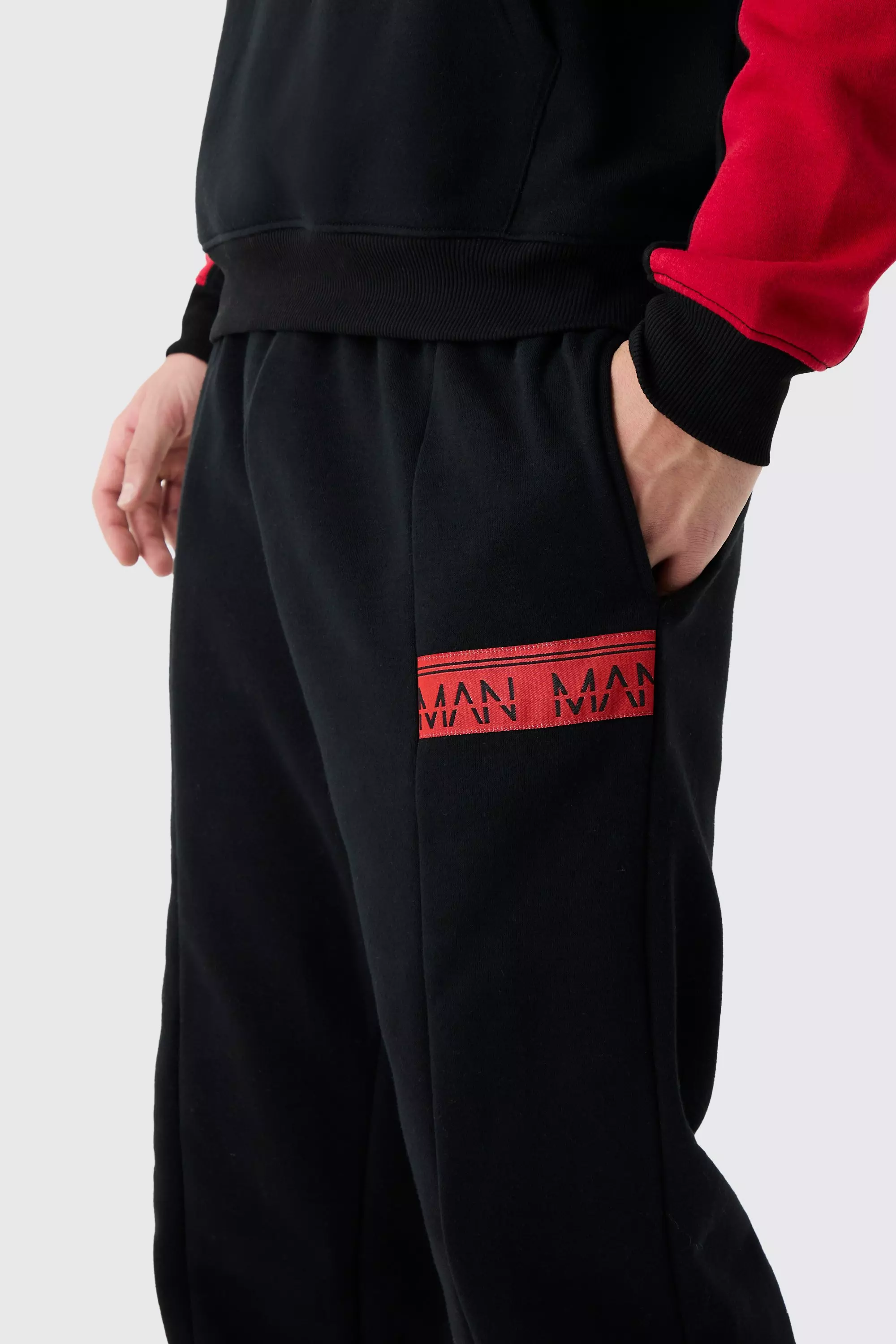 Taped joggers mens hotsell