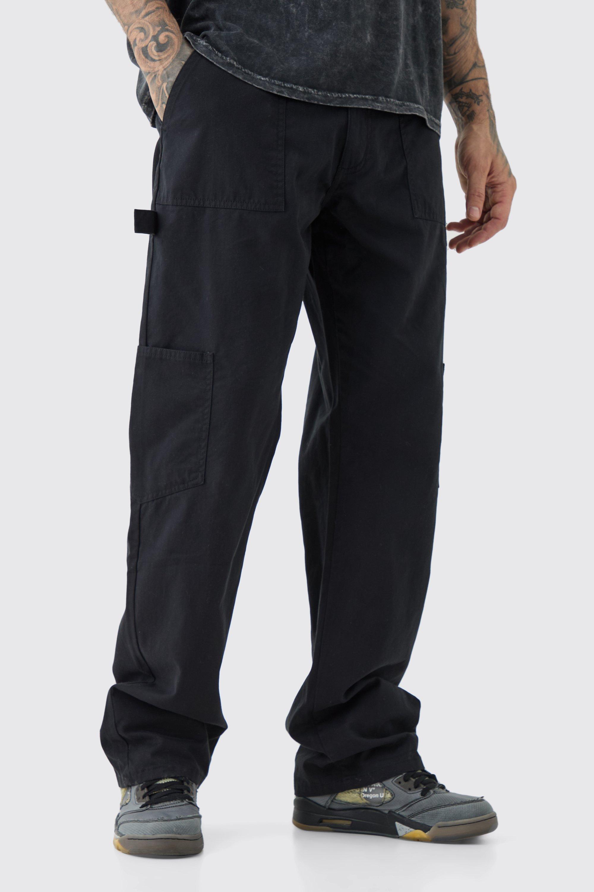 BOOHOO MAN ELASTIC WAIST MULTI POCKET ZIP CARGO TROUSER – STORESOME PK