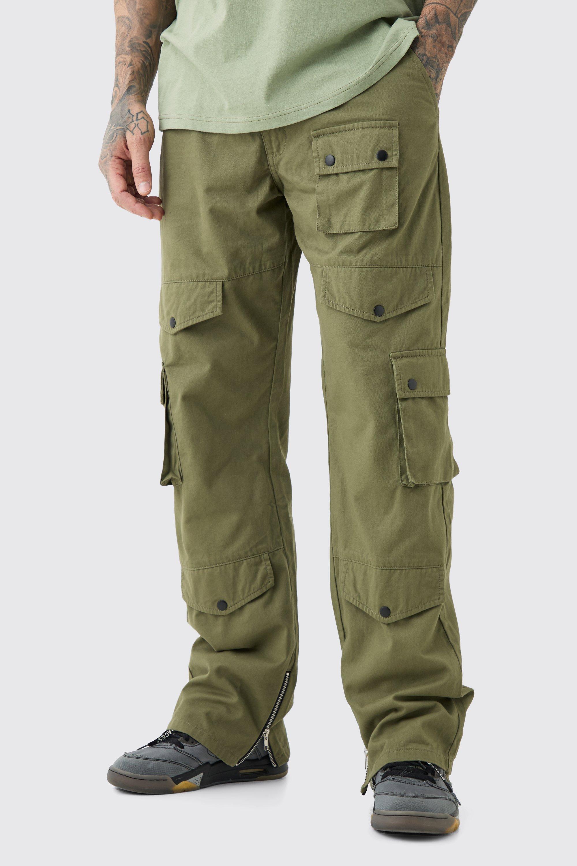 Pantalon cargo homme - grande taille de travail à jambe - FR12SN