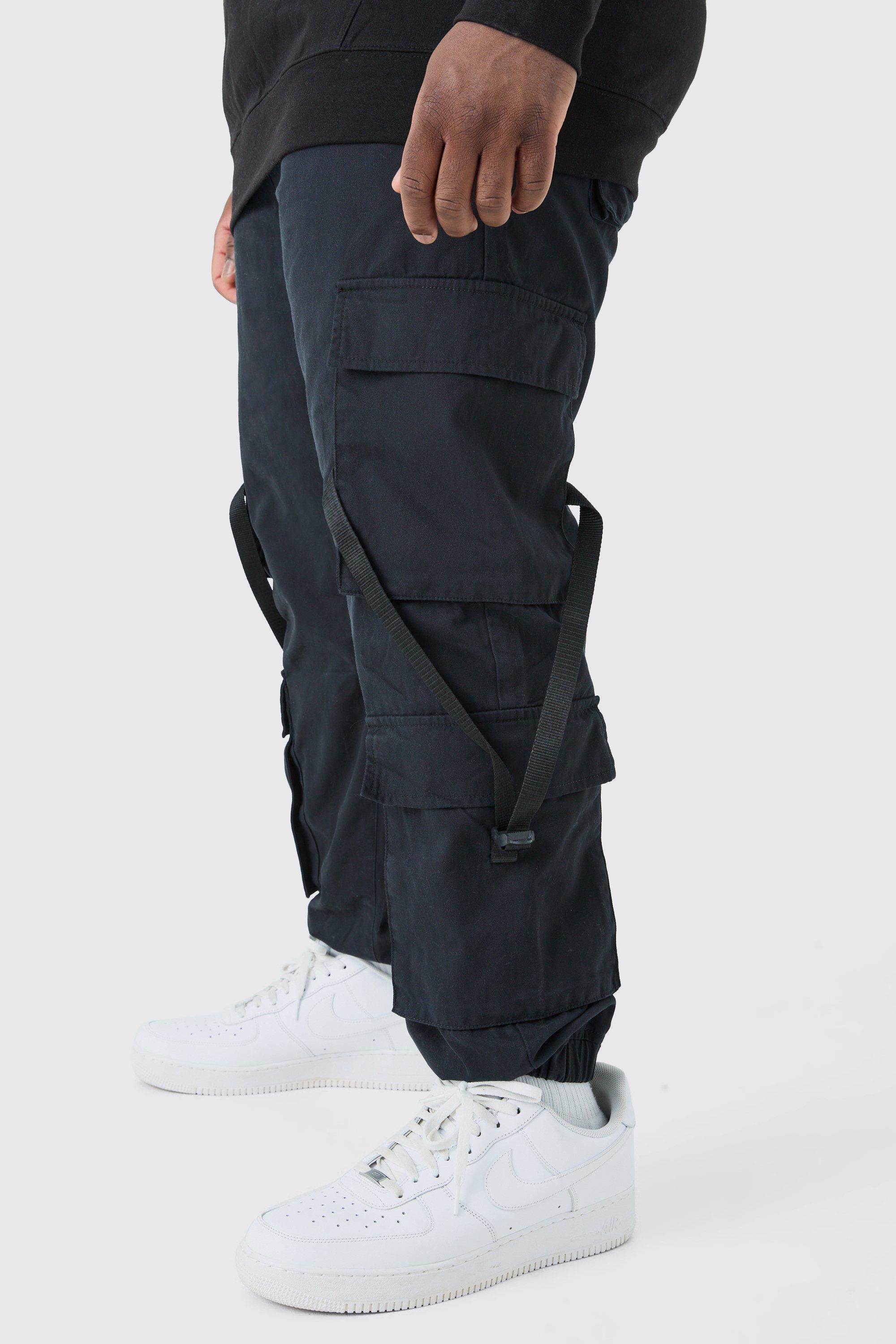 Plus EDITION Oversized Pintuck Detail Heavyweight Jogger