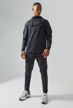 Black Man Active Hooded Tracksuit