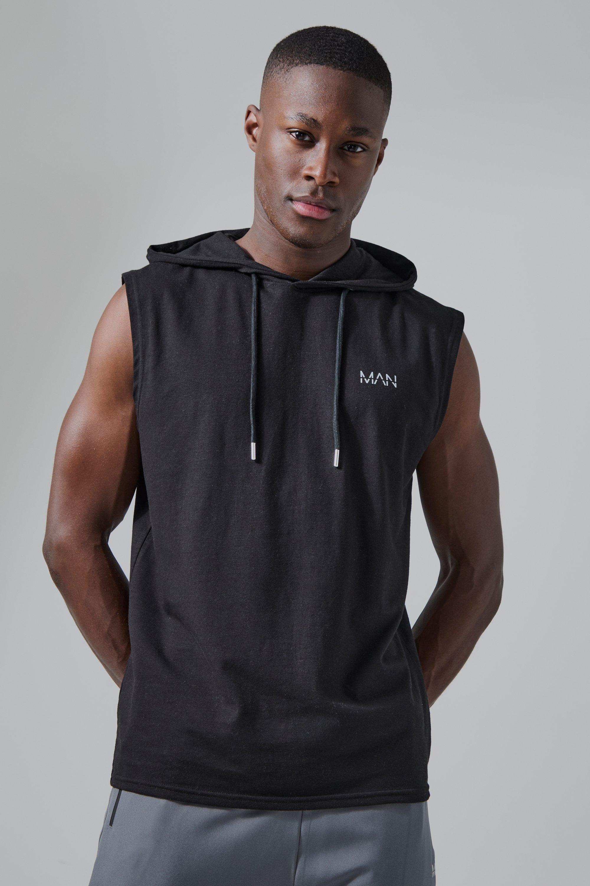 Boohooman sleeveless hoodie new arrivals