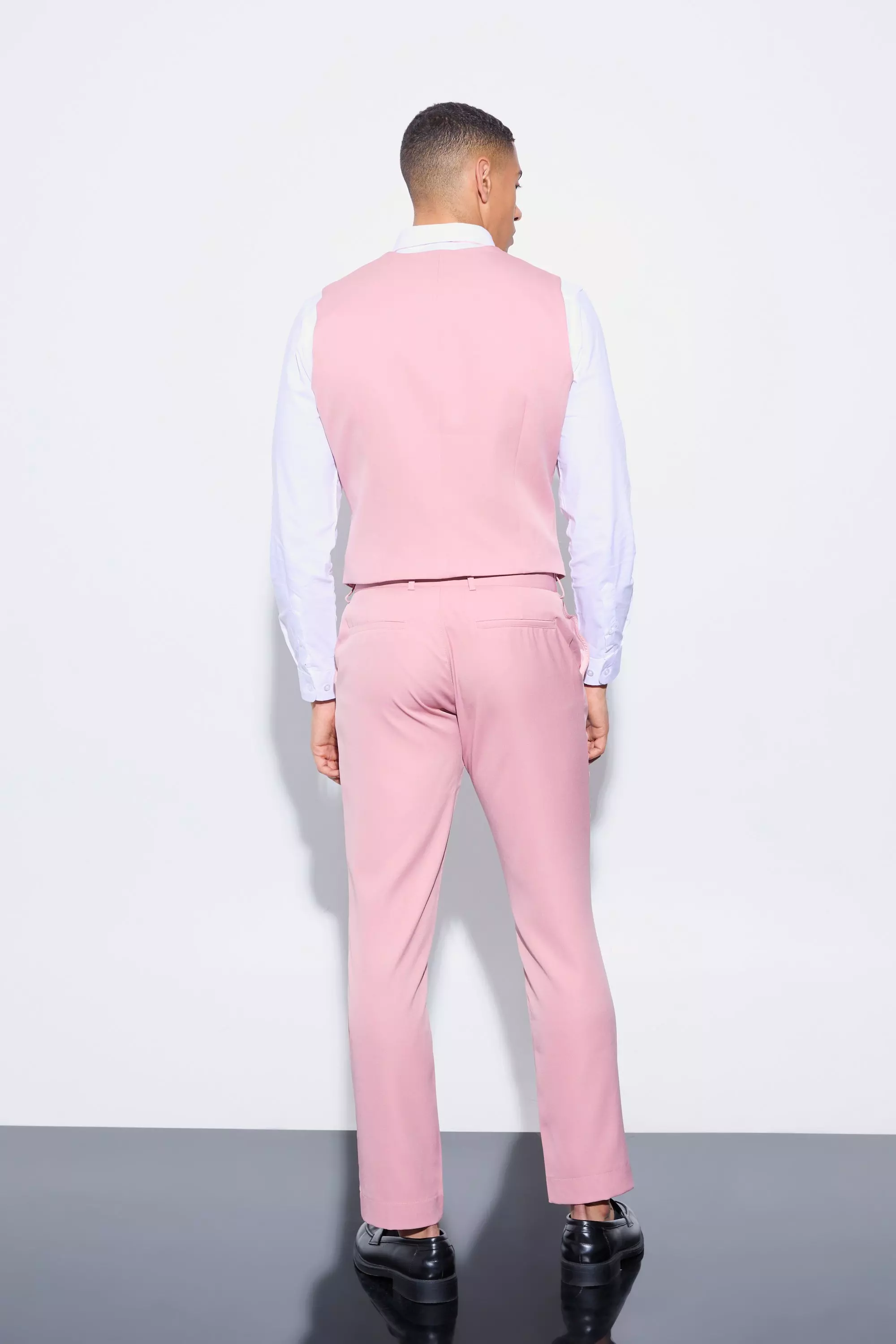 Gilet sans manches slim, Dusty pink autre image