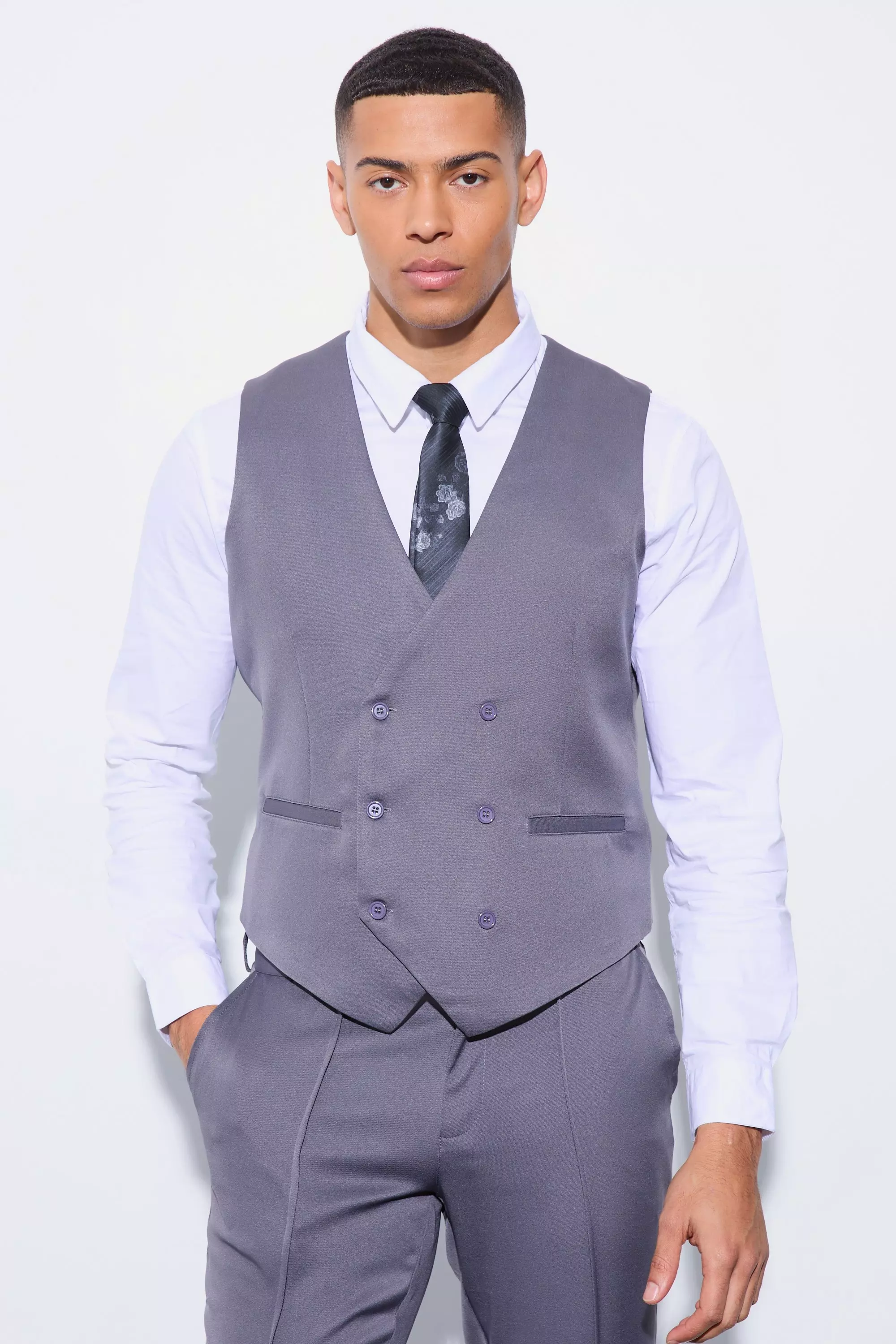 Slim Vest Charcoal