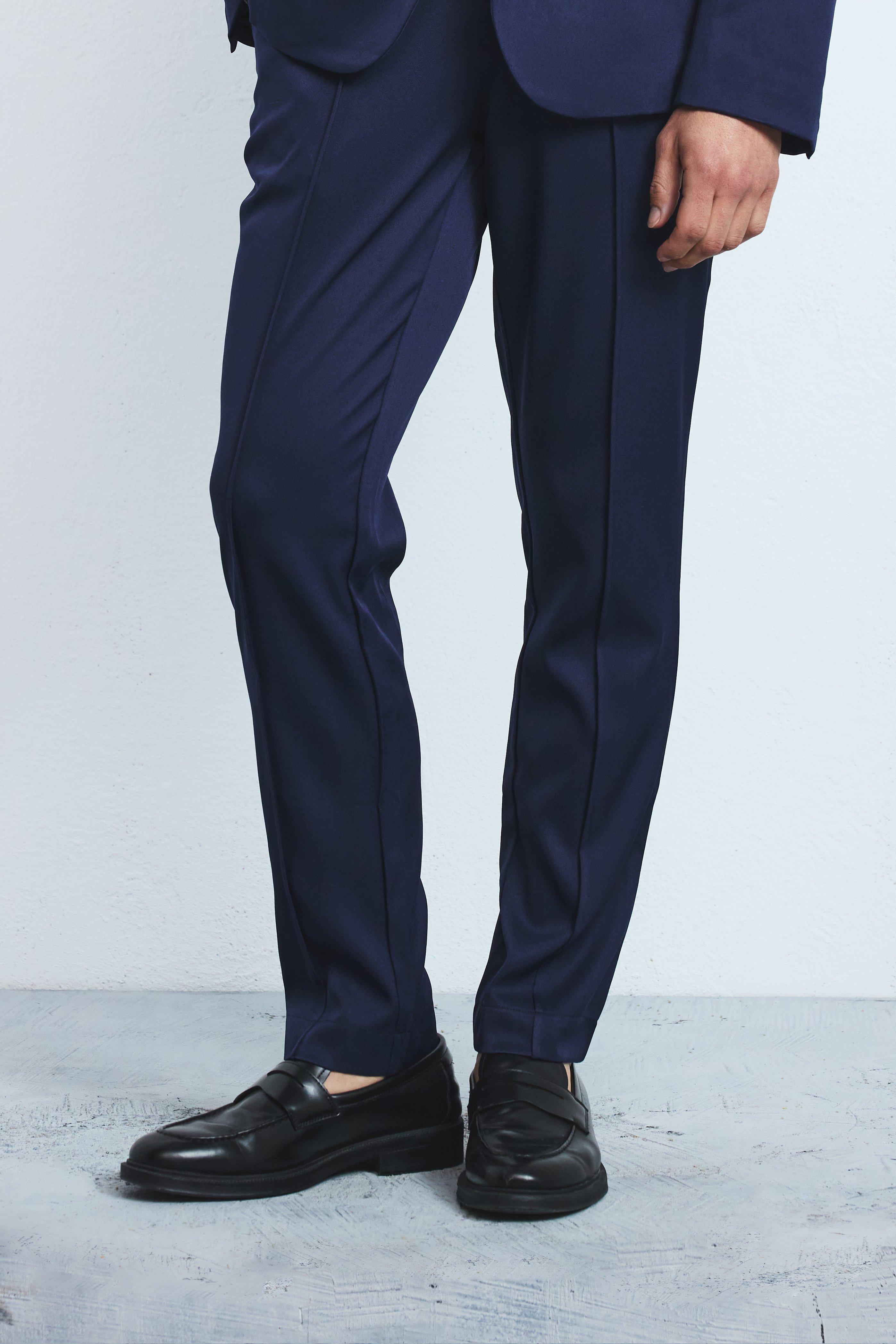 Slim-Fit Hose, Navy