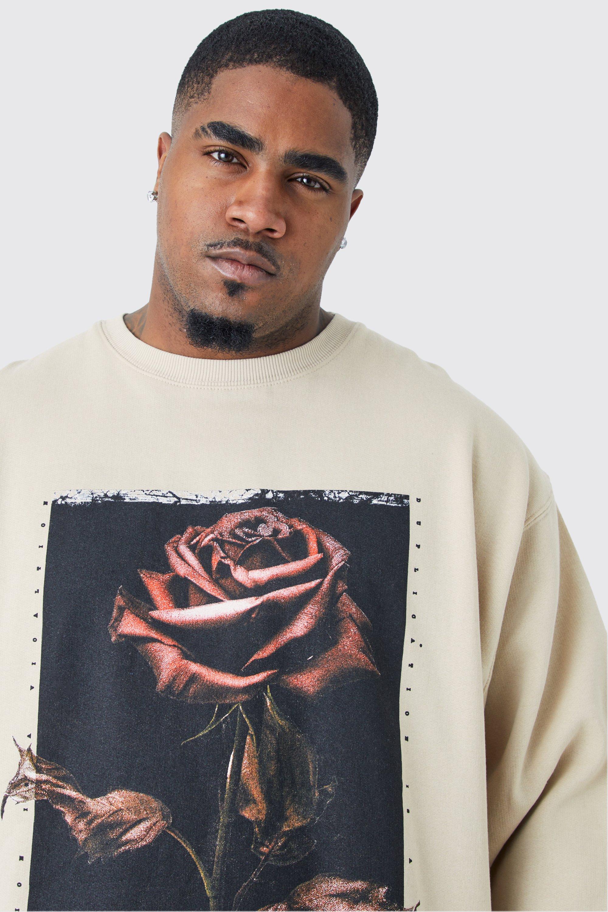 Rose sweatshirt outlet mens