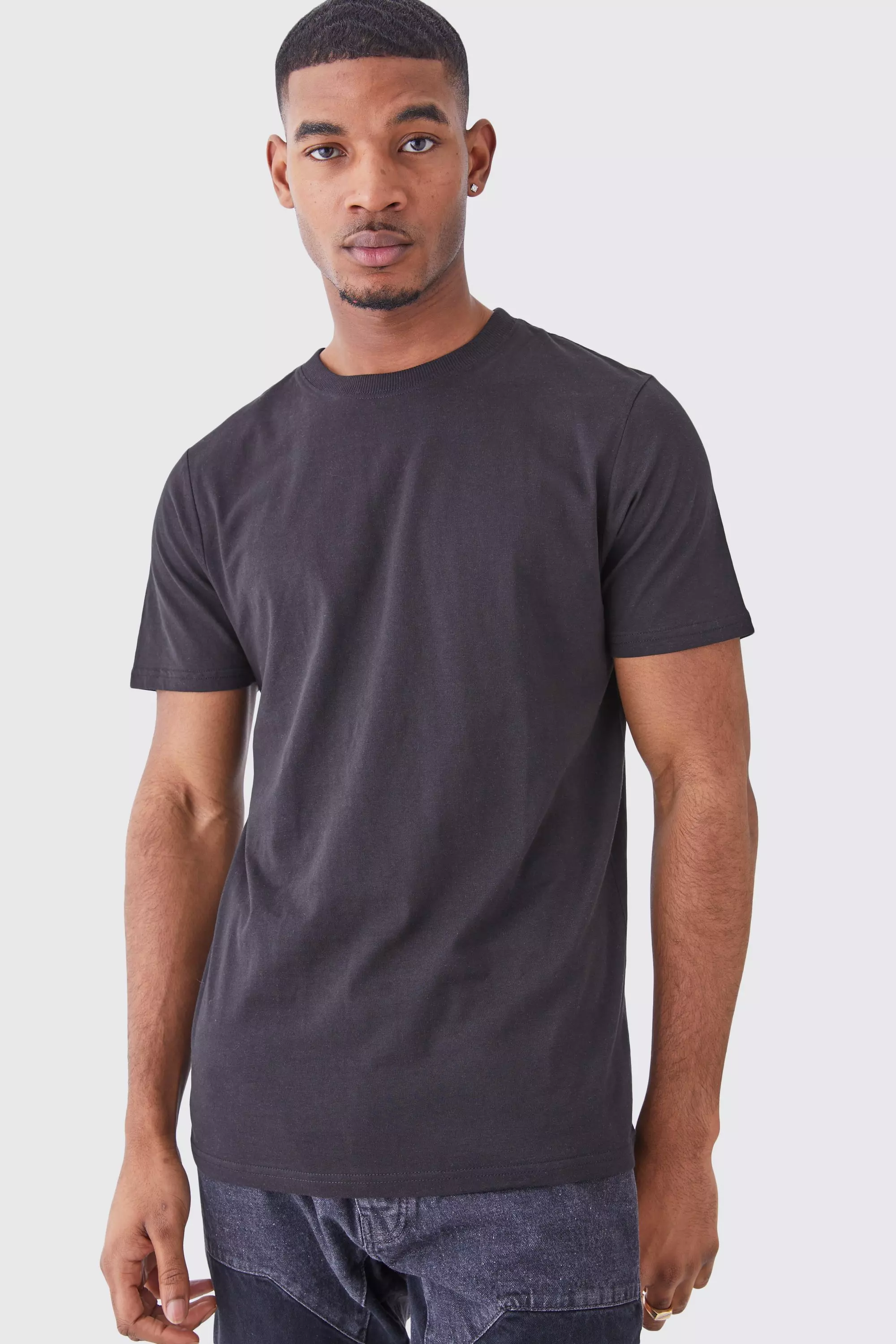 Tall Slim Fit T-shirt Black