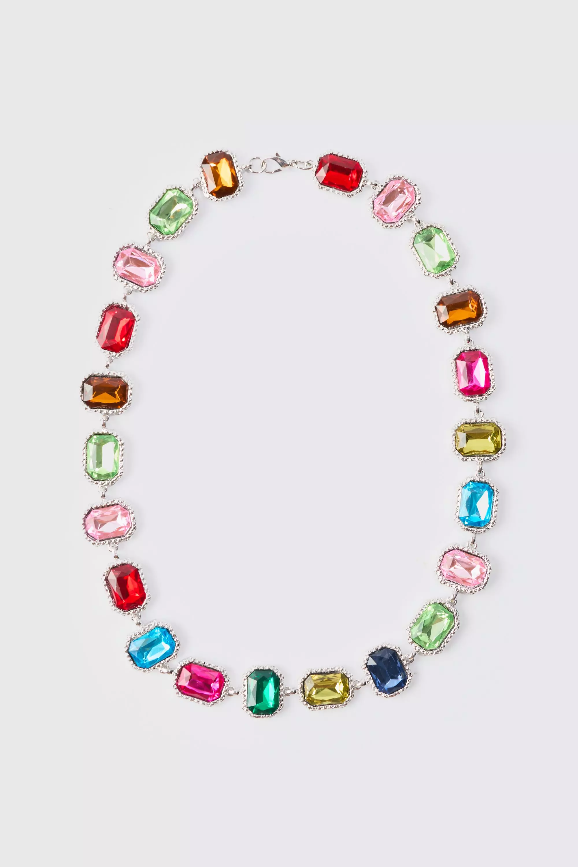 Multi Stone Multicolour Necklace alternative image