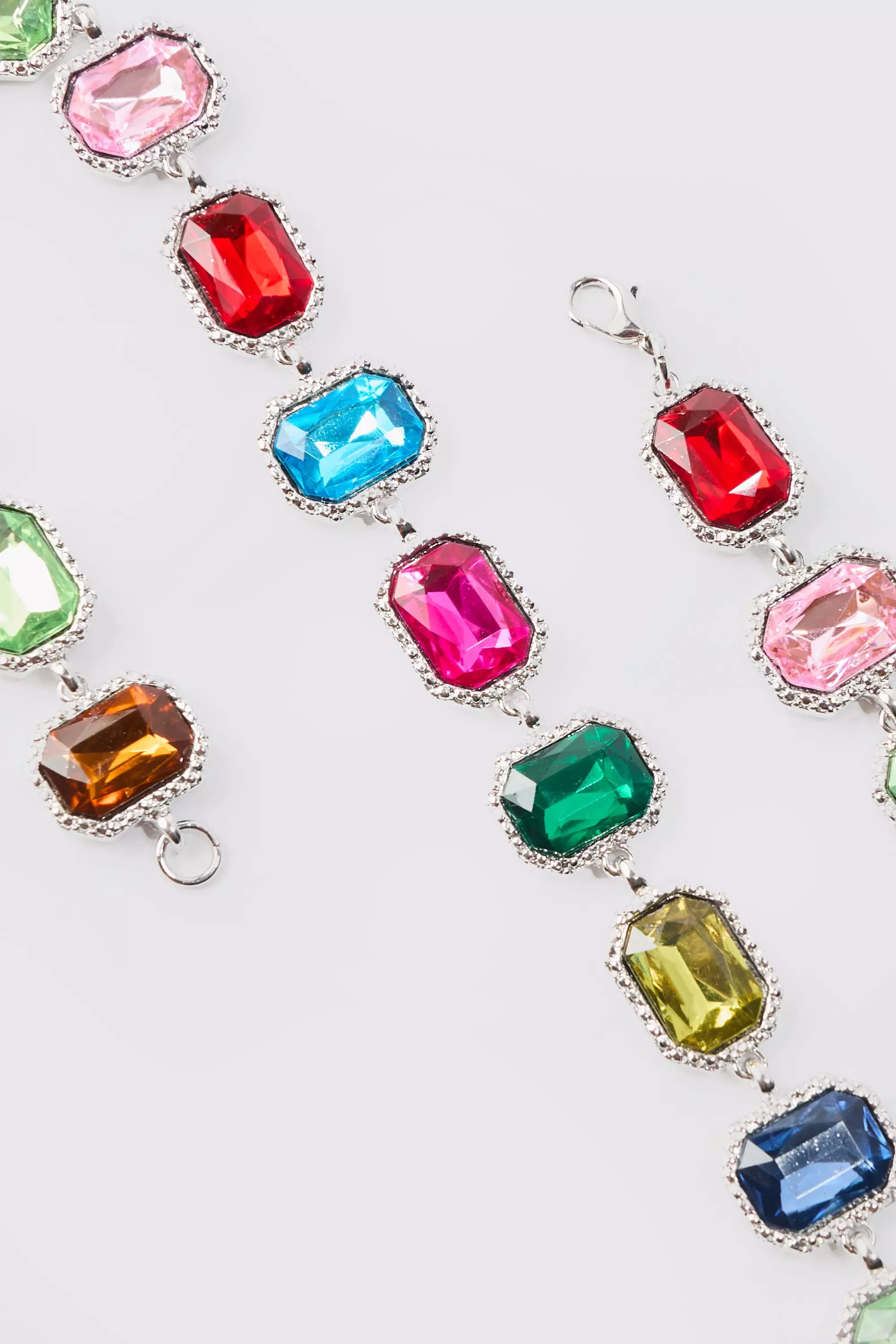 Multi Stone Multicolour Necklace alternative image