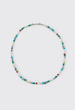 Bead Chain Necklace Multi