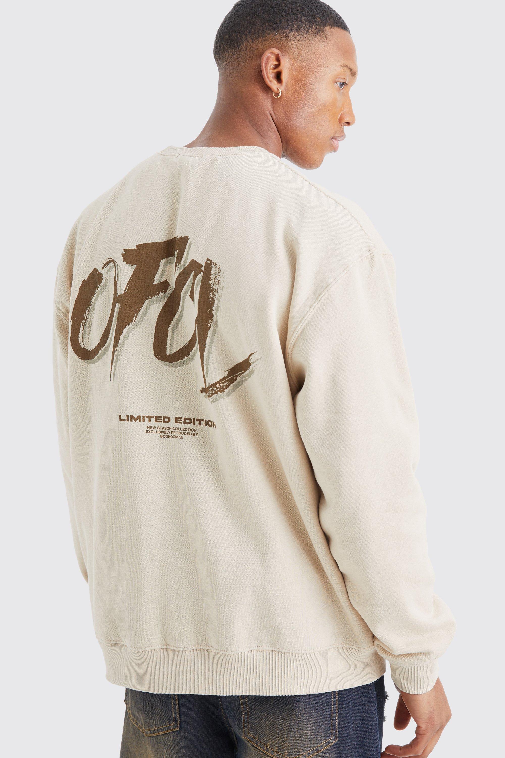 Oversized Ofcl Dove Graphic Sweatshirt