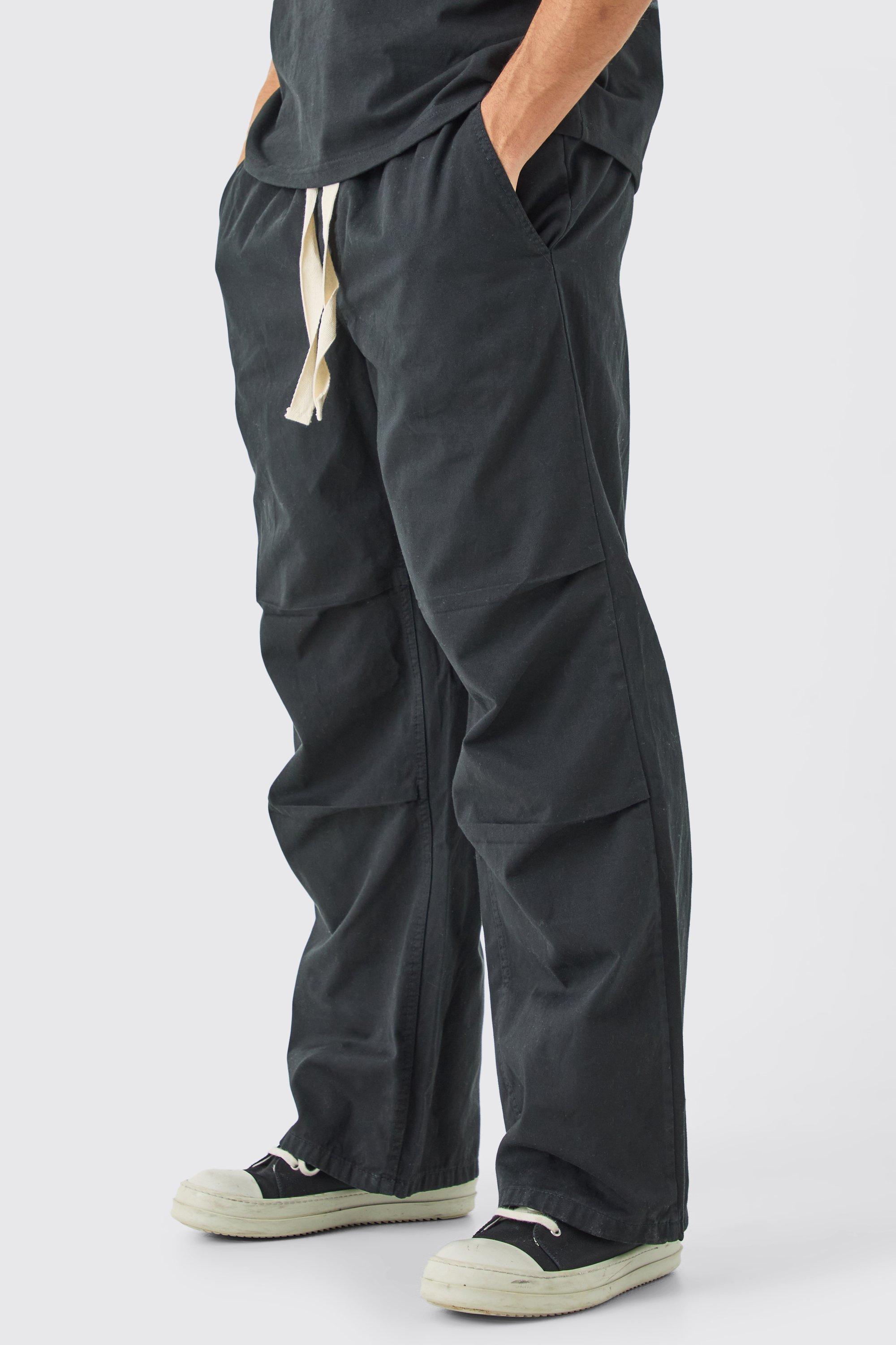 Men's Charcoal Cargo Pants | boohooMAN USA