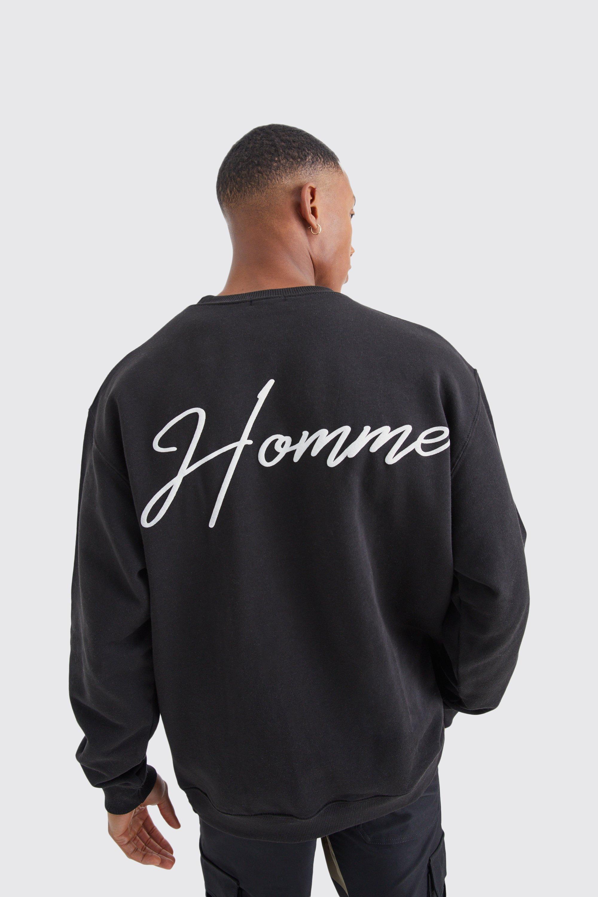 Boohooman best sale black sweatshirt