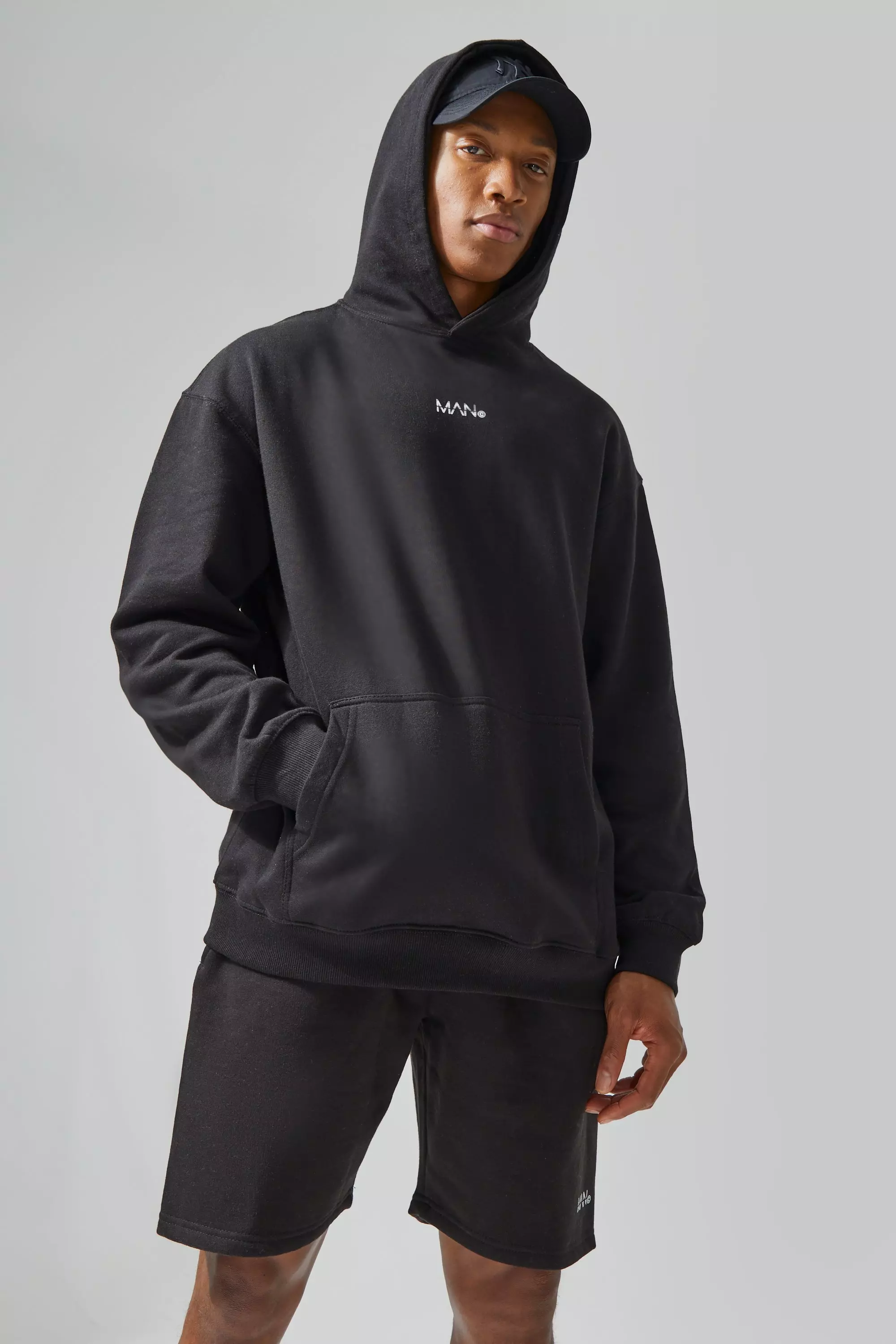 Boohooman shorts and hoodie deals