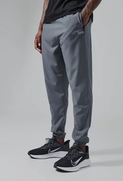 Man Active Gym Tapered Jogger Charcoal
