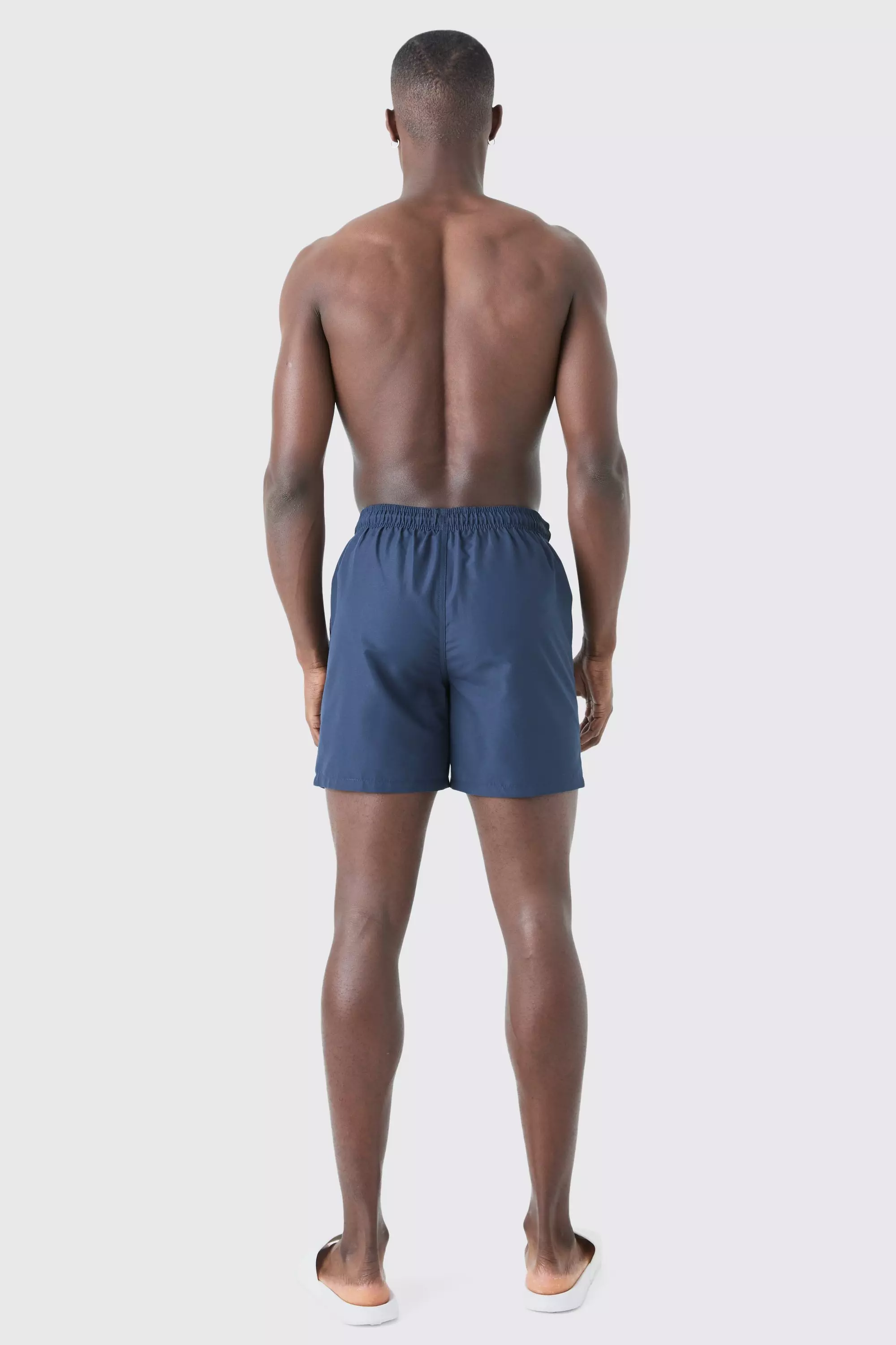 Navy Man Signature Middellange Zwembroek alternatieve afbeelding