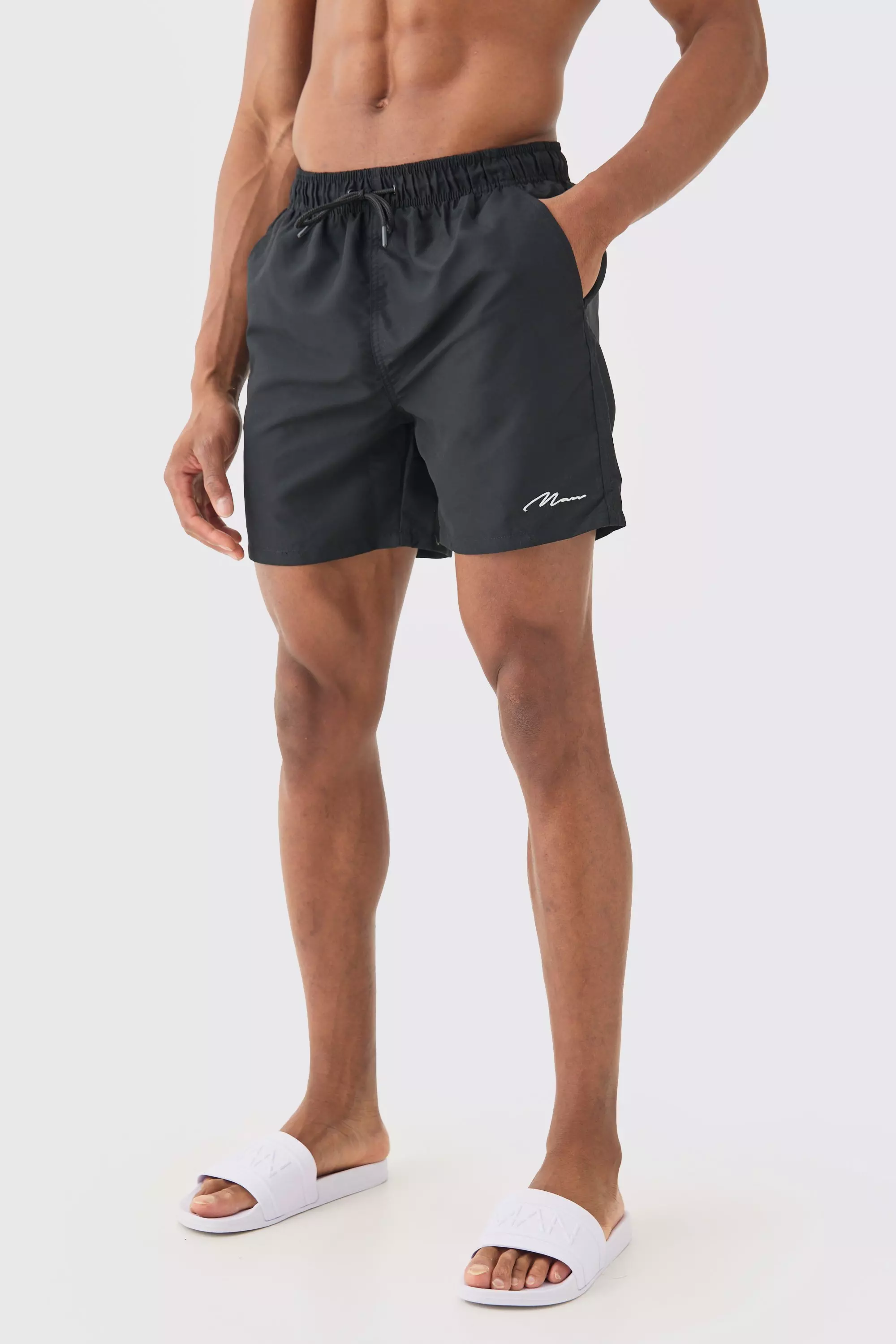 Multi Man Signature Mid Length 2 Pack Swim Short alternative image