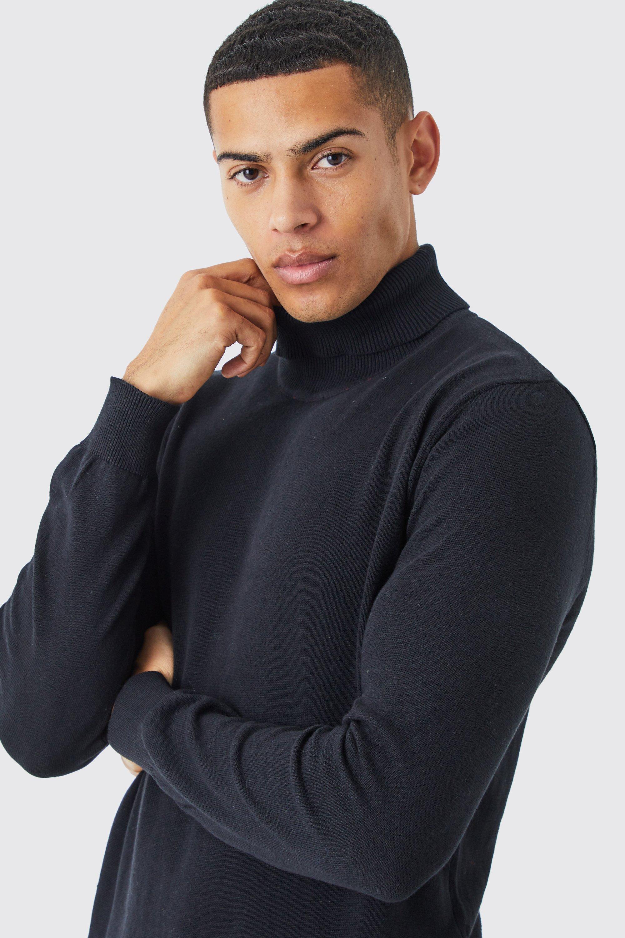 Boohooman turtleneck hot sale