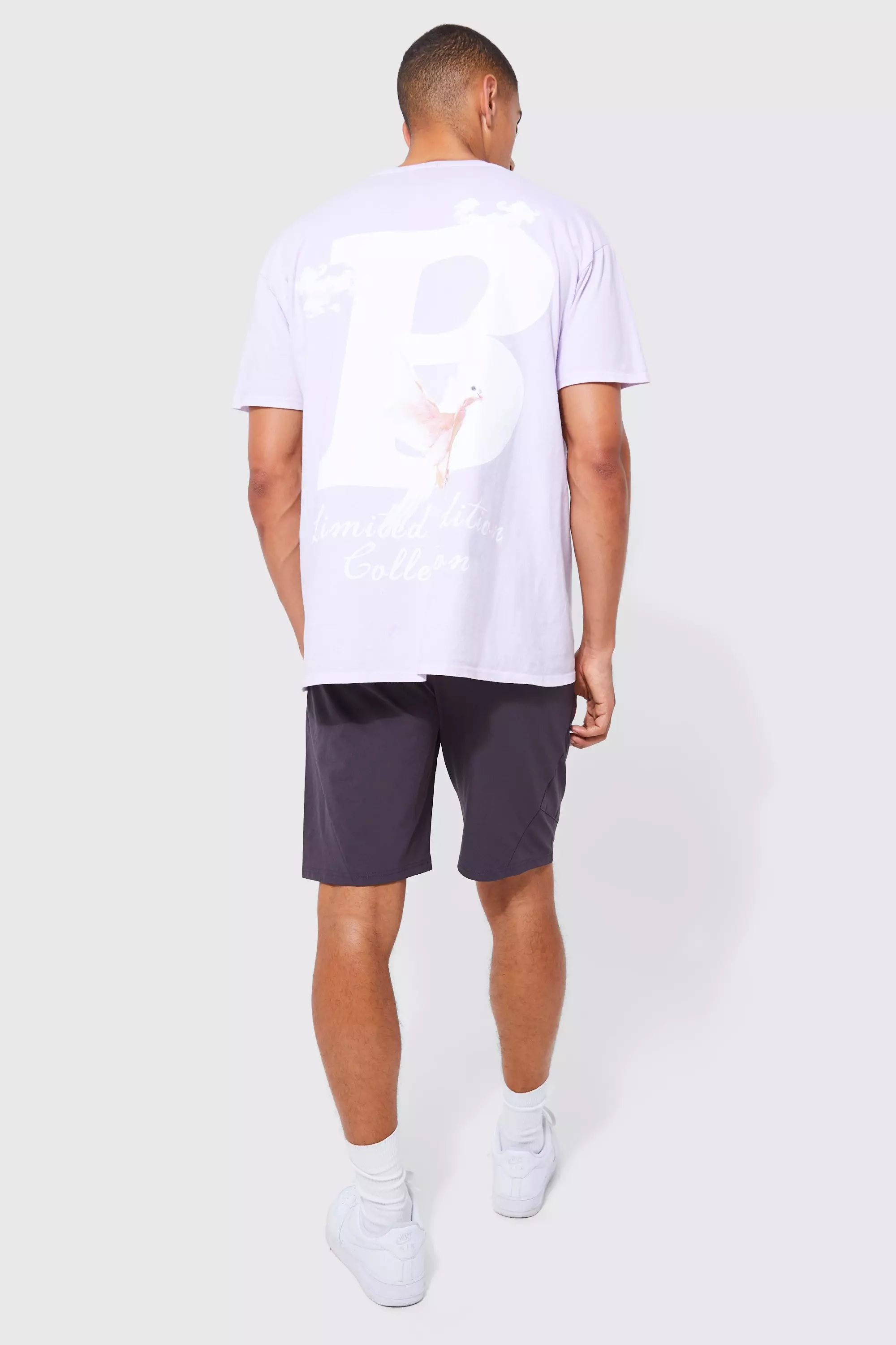 Charcoal Elasticated Comfort Technical Stretch Short alternative image