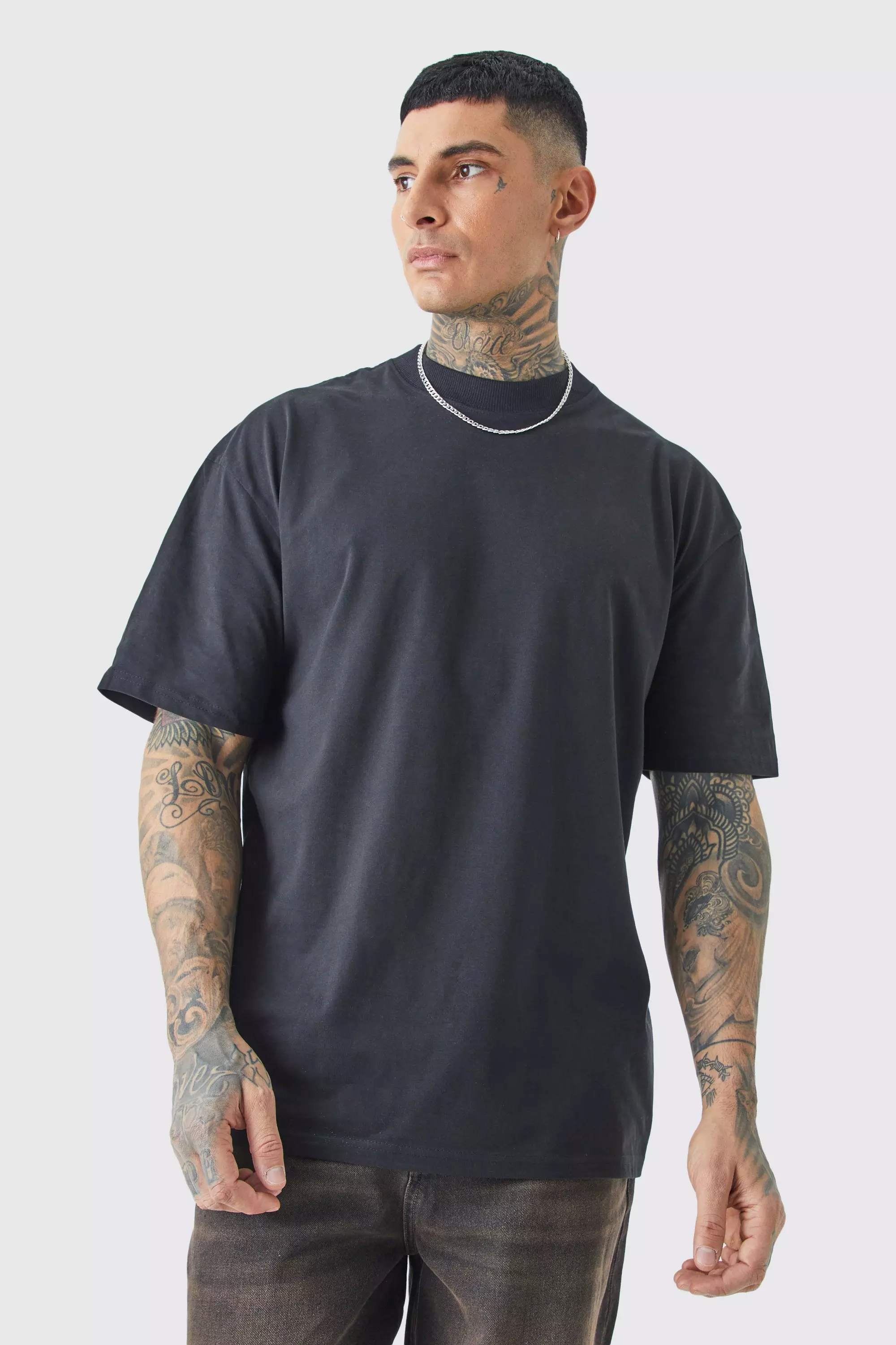Tall - T-shirt oversize imprimé Renaissance, Black autre image