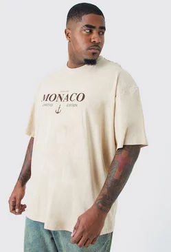 Plus Oversized Monaco Limited Edition T-shirt Sand