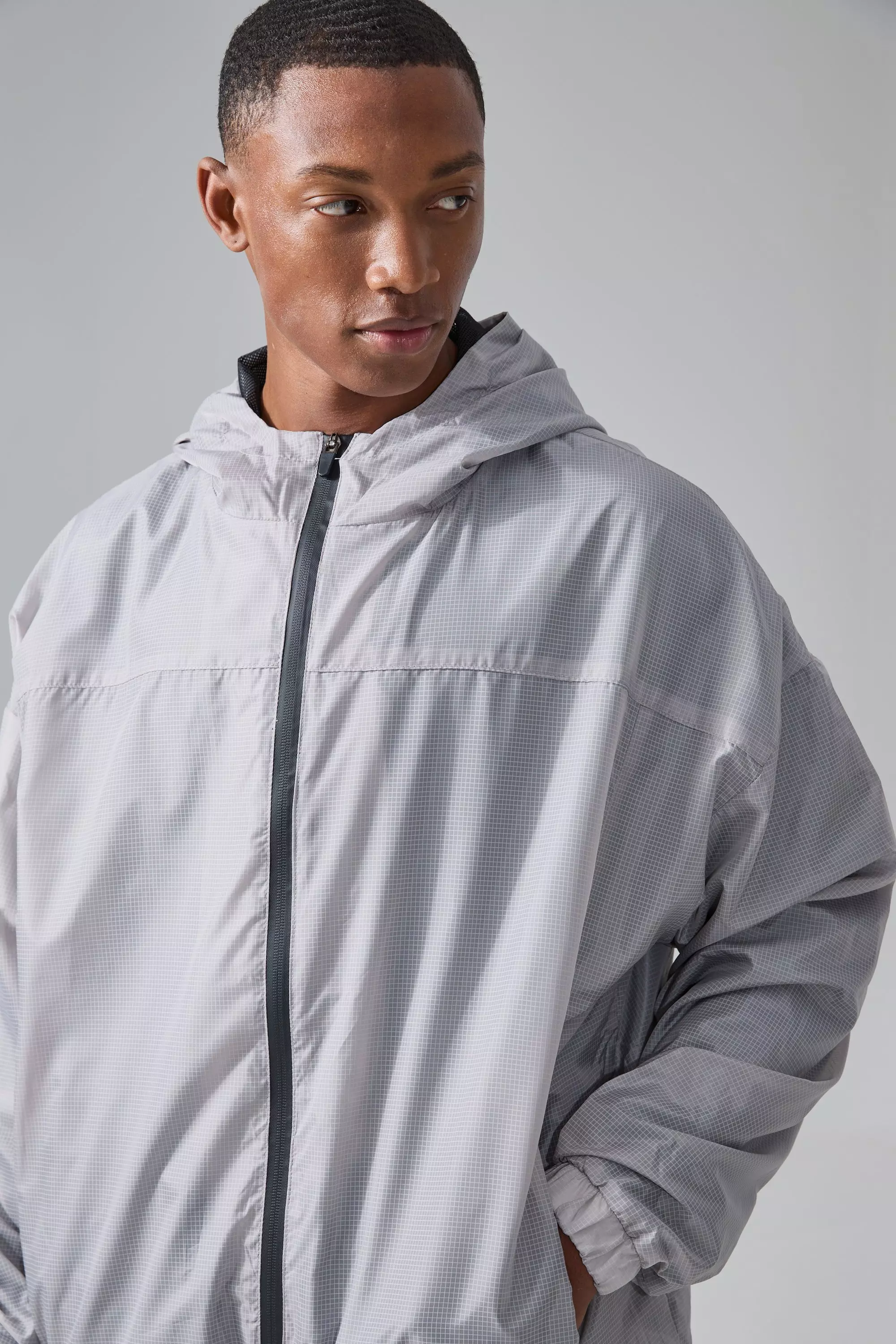 Coupe-vent doublé en mesh - MAN Active, Black autre image
