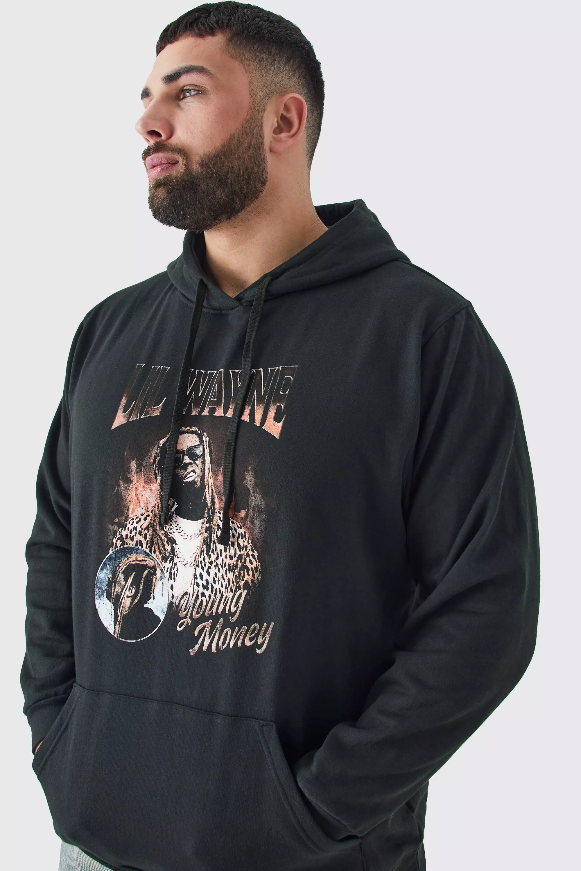 Plus Lil Wayne Young Money License Hoodie Black