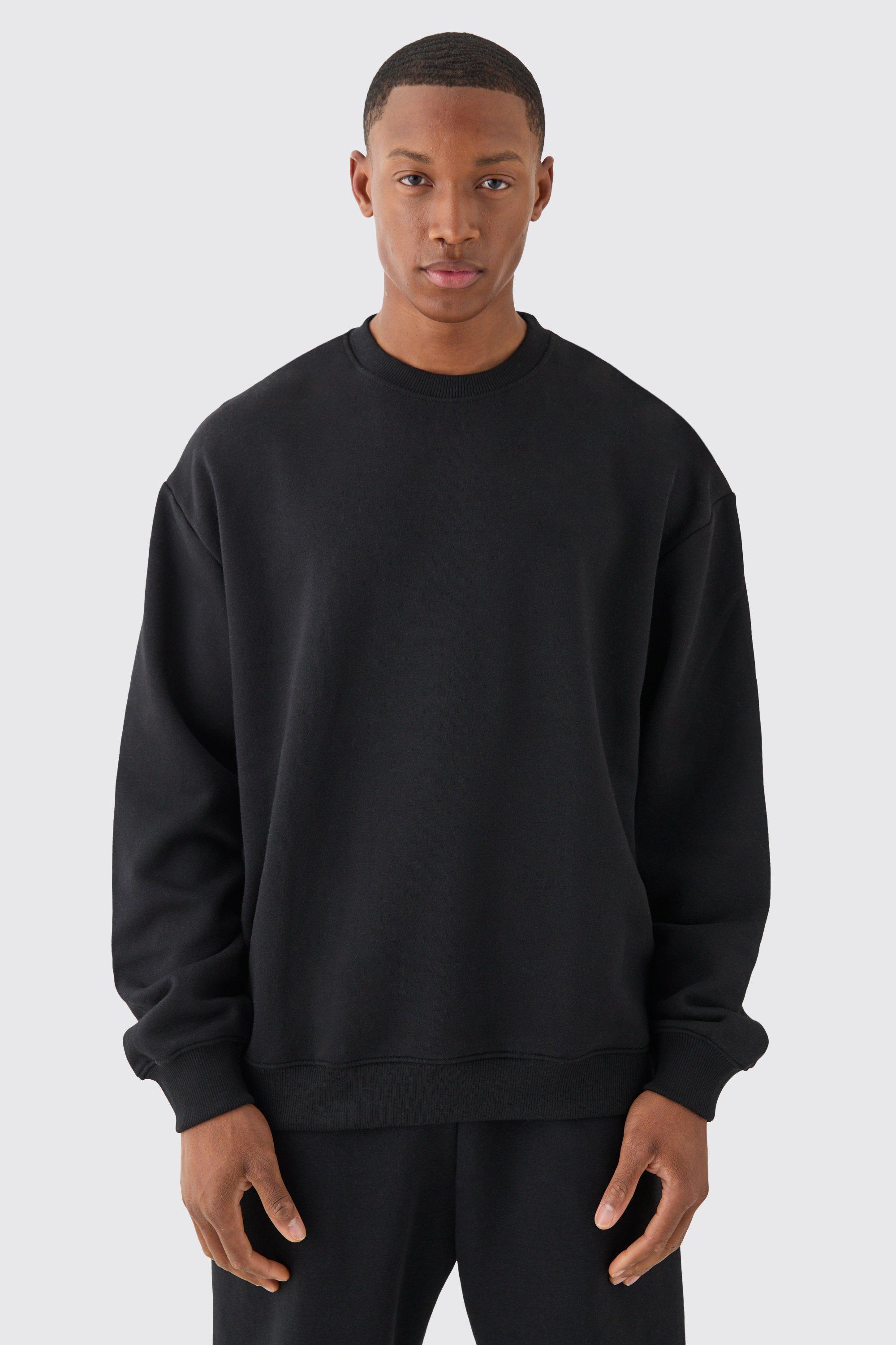 Mens Crew Neck Sweatshirts Round Neck Sweats boohooMAN AU