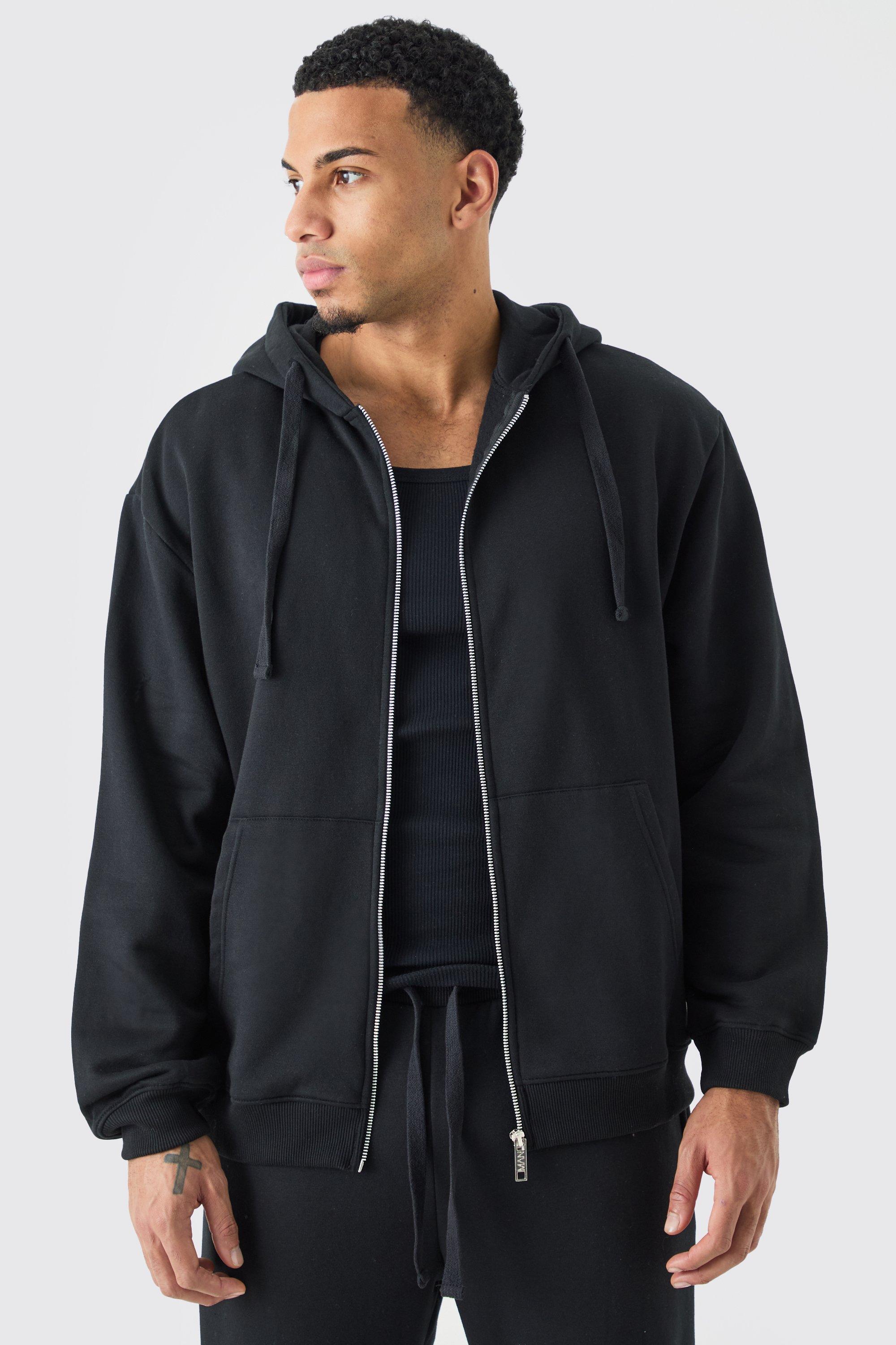 boobbl Men's Zip-Up Hoodie Boob Czar Zip Hoodie (dark)