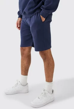 Loose Fit Jersey Short Navy