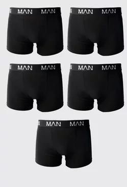 5 Pack Man Trunks Black