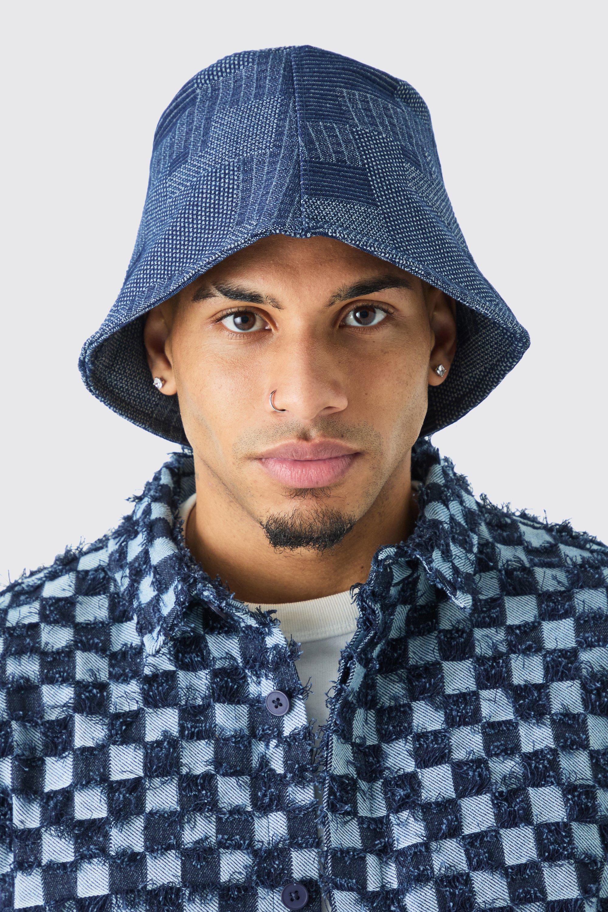 High Shine Nylon Quilted Bucket Hat