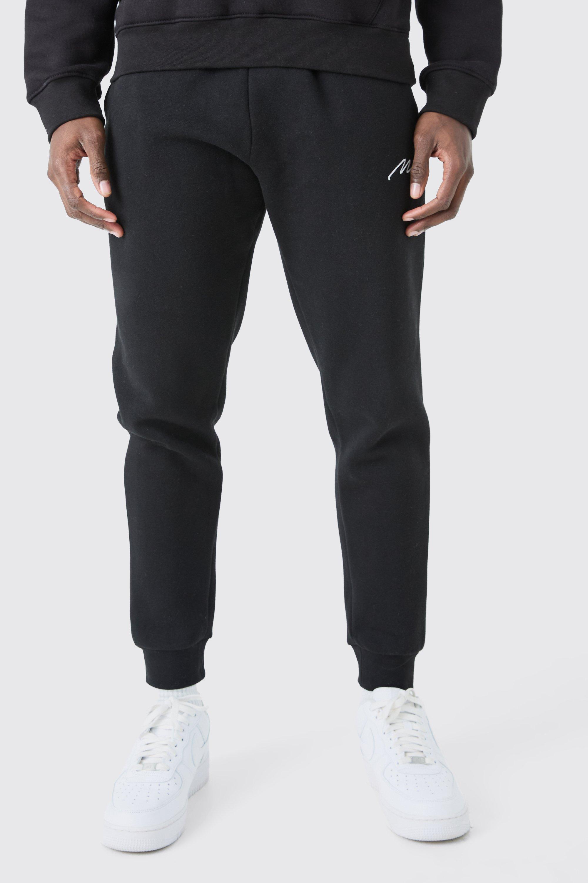 Jogger hombre negro evair slim fit Reporter