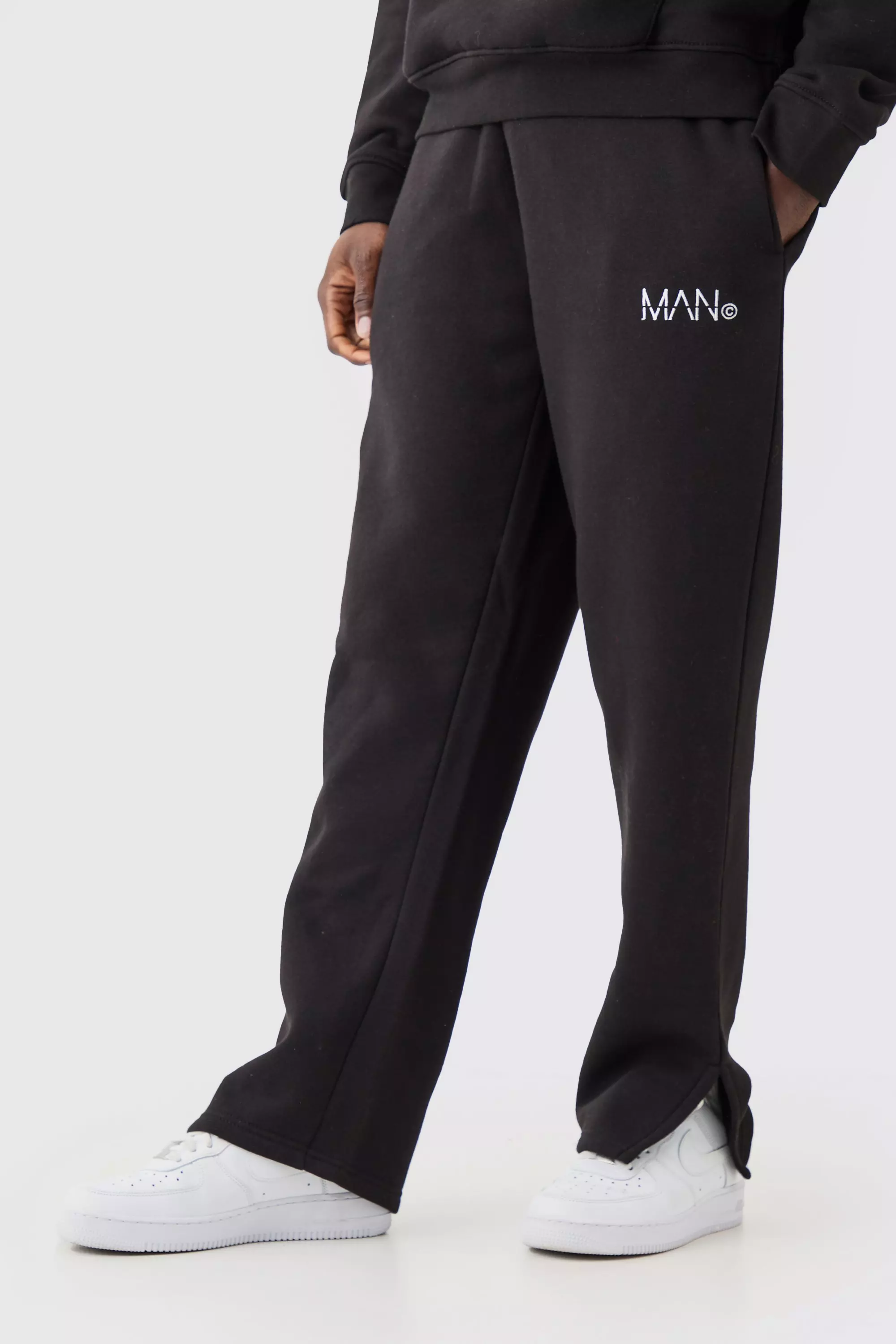 Man Split Hem Jogger boohooMAN IE