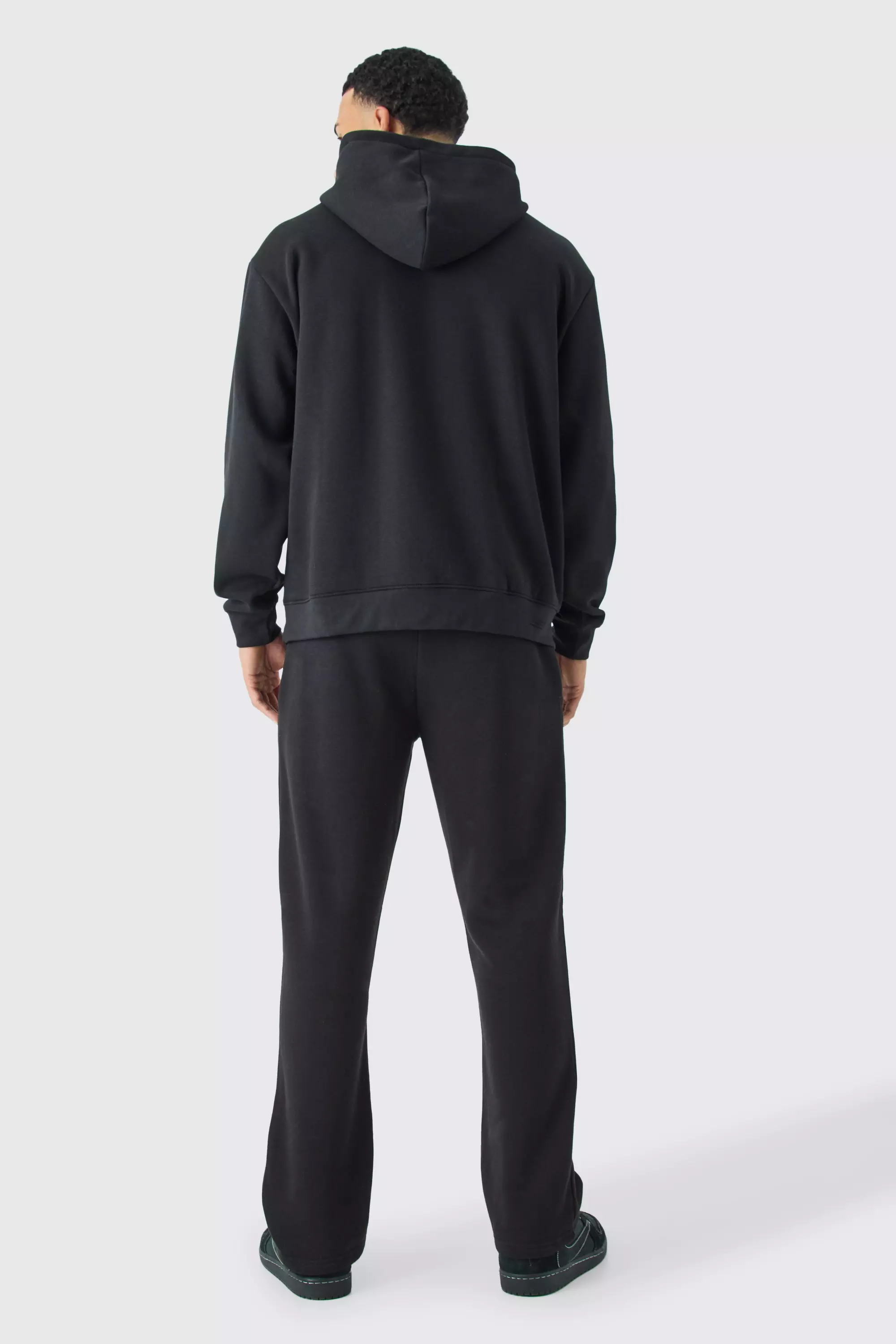 Sweat à capuche oversize à logo signature - MAN, Black autre image