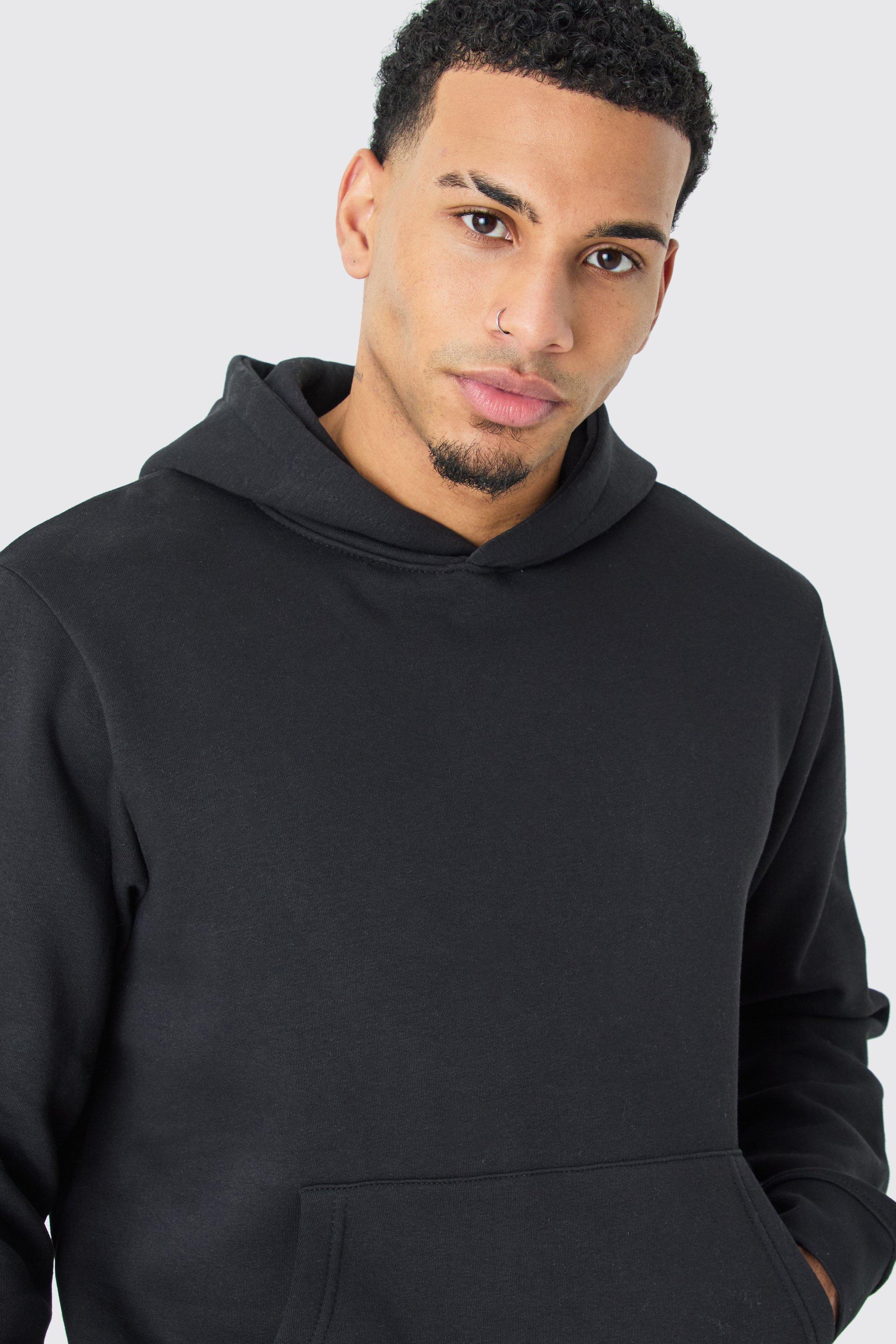 Basic Over The Head Hoodie boohooMAN USA