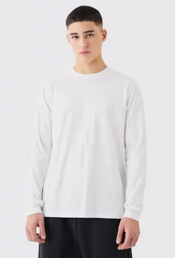 Long Sleeve Crew Neck T-shirt White
