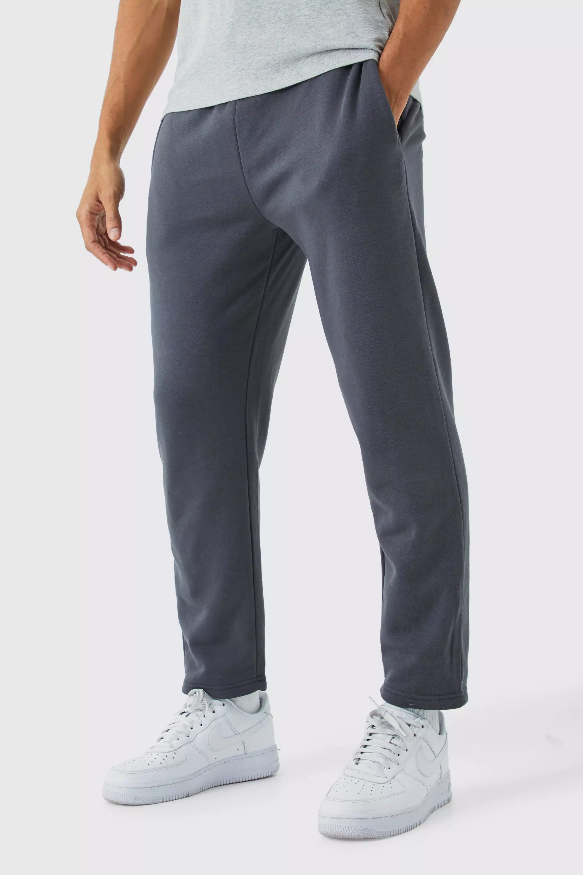 Tapered Basic Jogger Charcoal