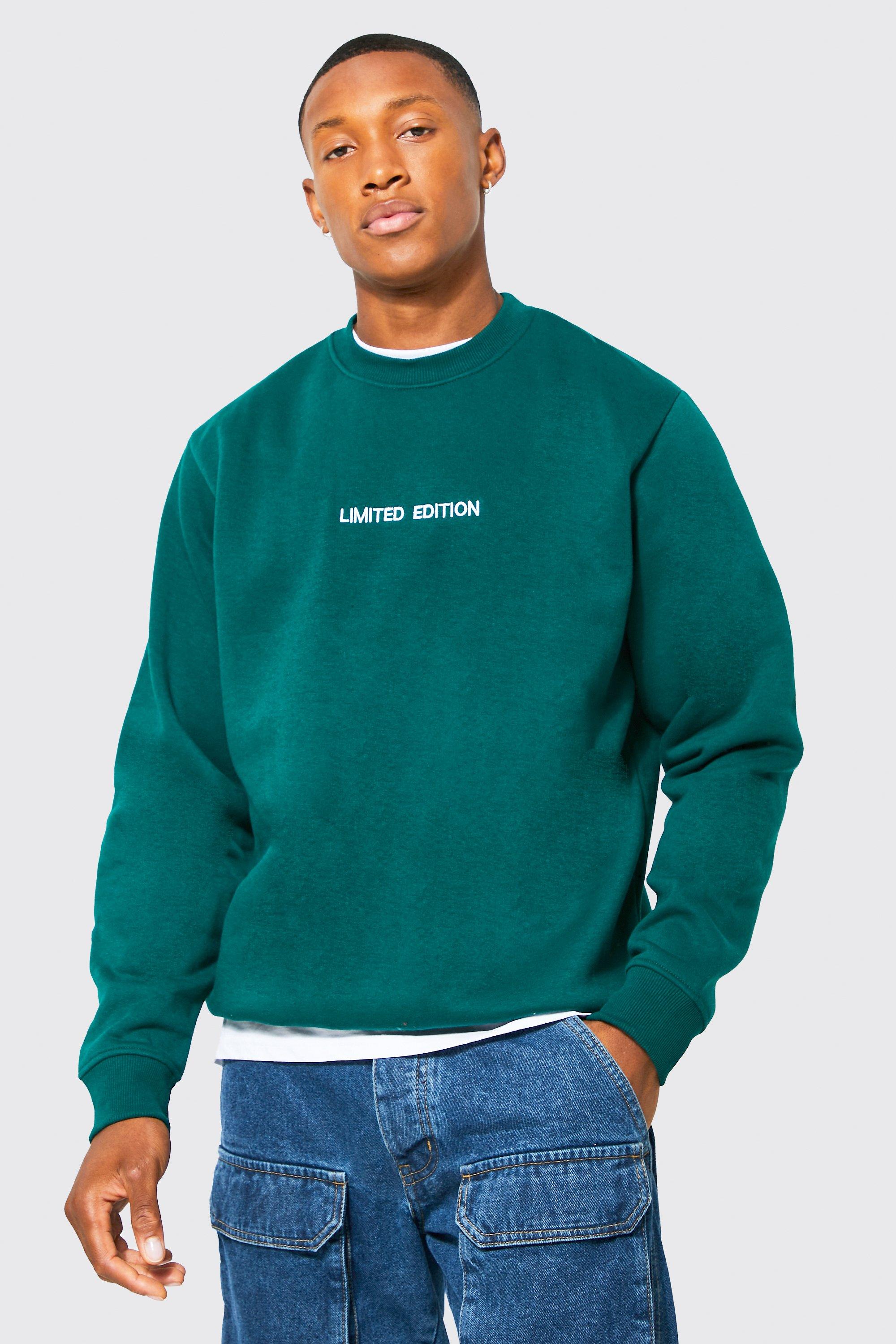 Limited Crew Neck Sweatshirt boohooMAN IE