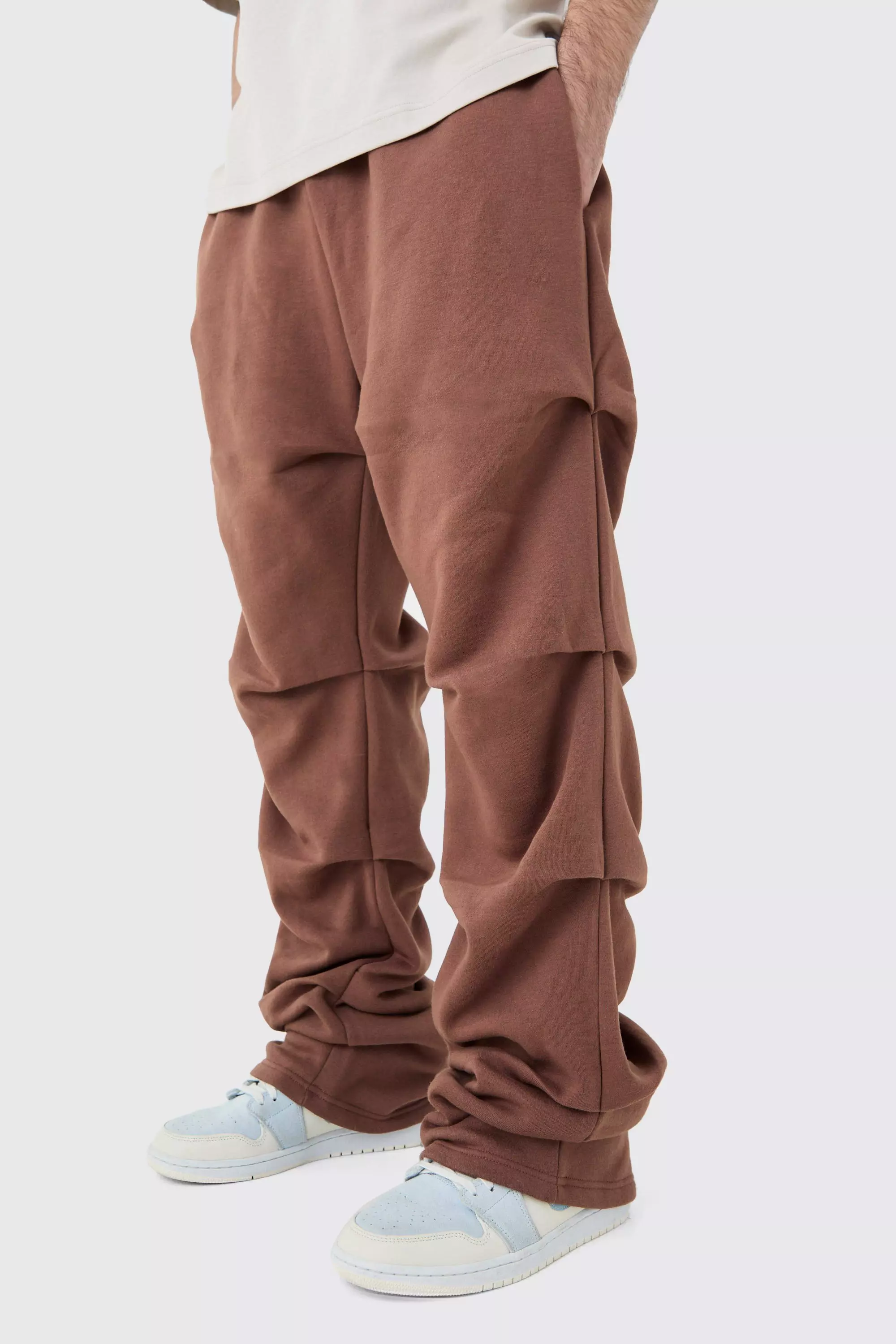 Heavyweight Ruched Jogger Chocolate