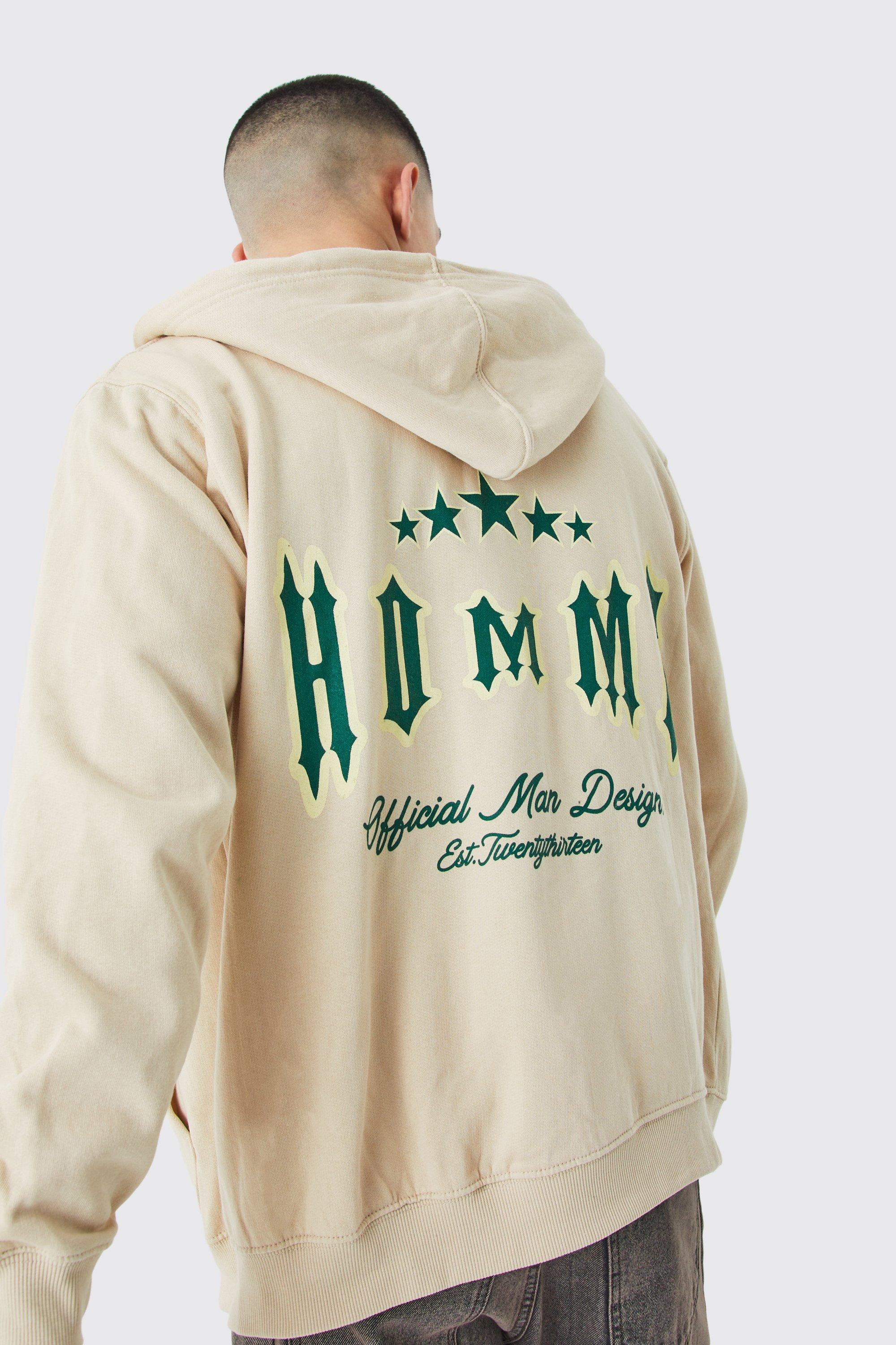 Boohooman best sale beige hoodie