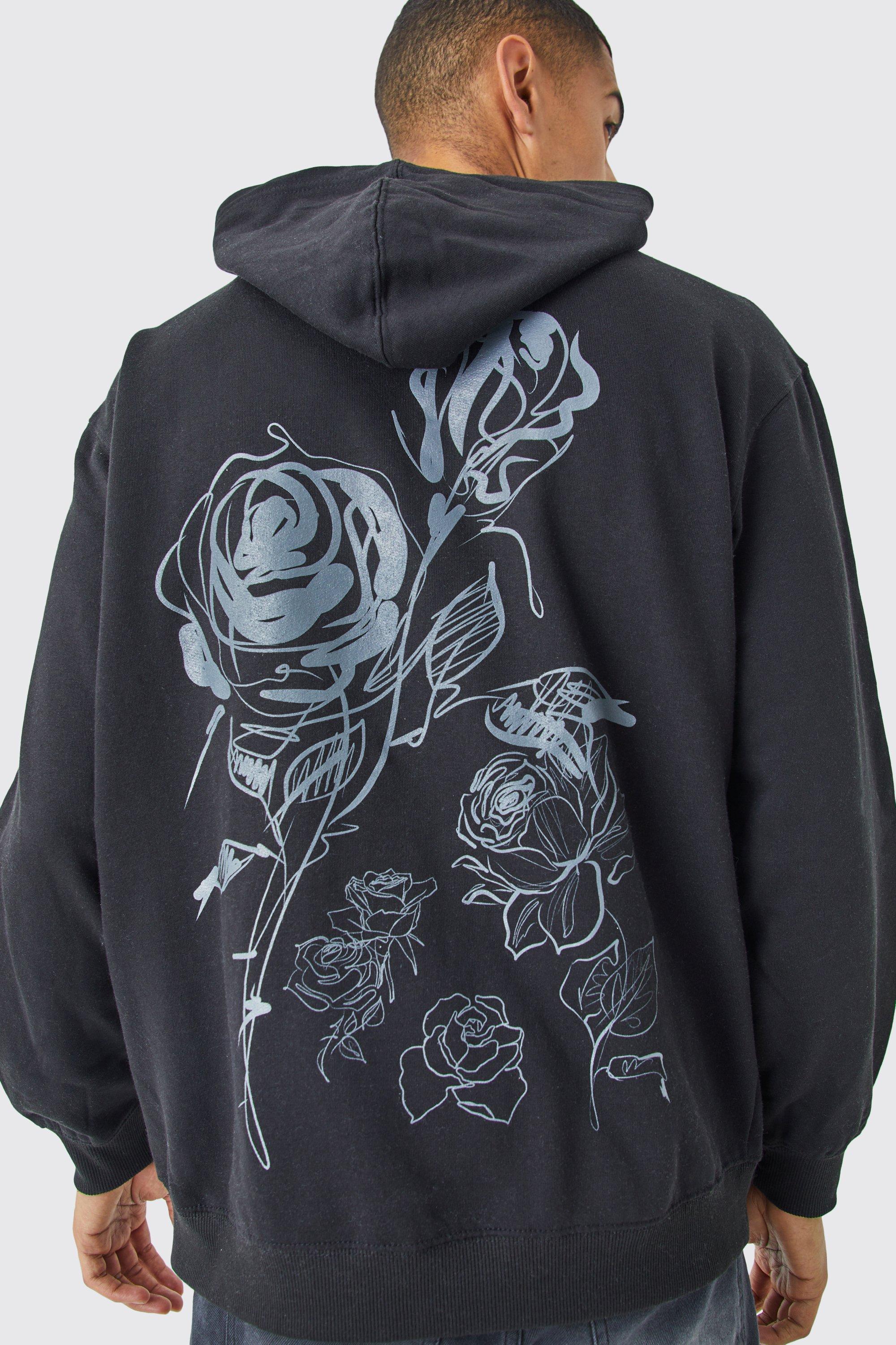 Rose store design hoodie