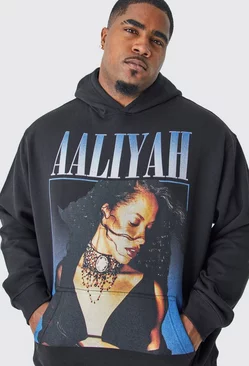 Black Plus Aaliyah License Hoodie