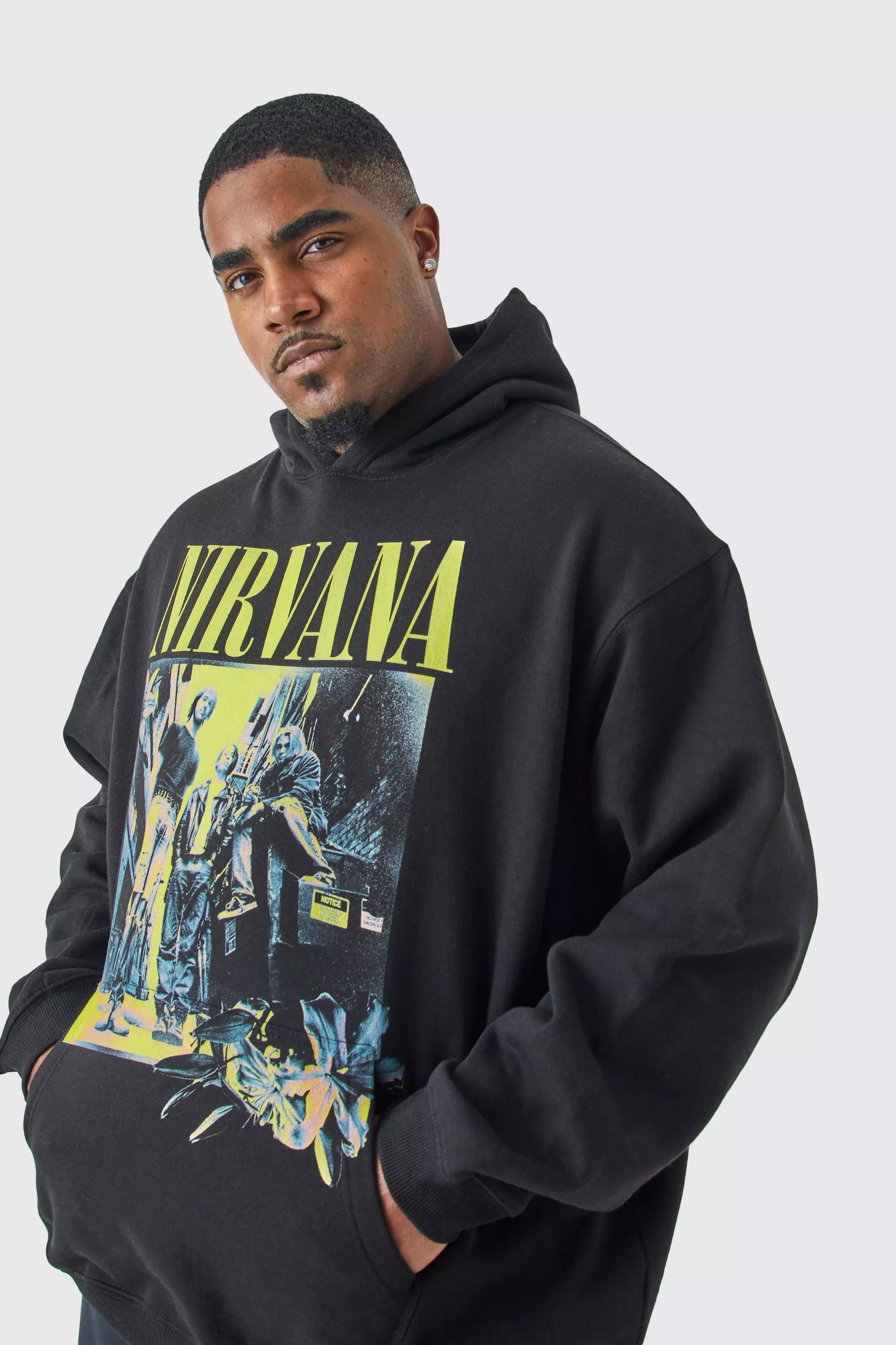 Black Plus Nirvana License Hoodie