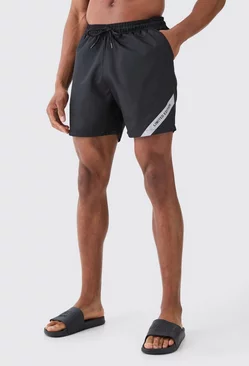 Black Mid Length Ripstop Limited Edition Swim Short