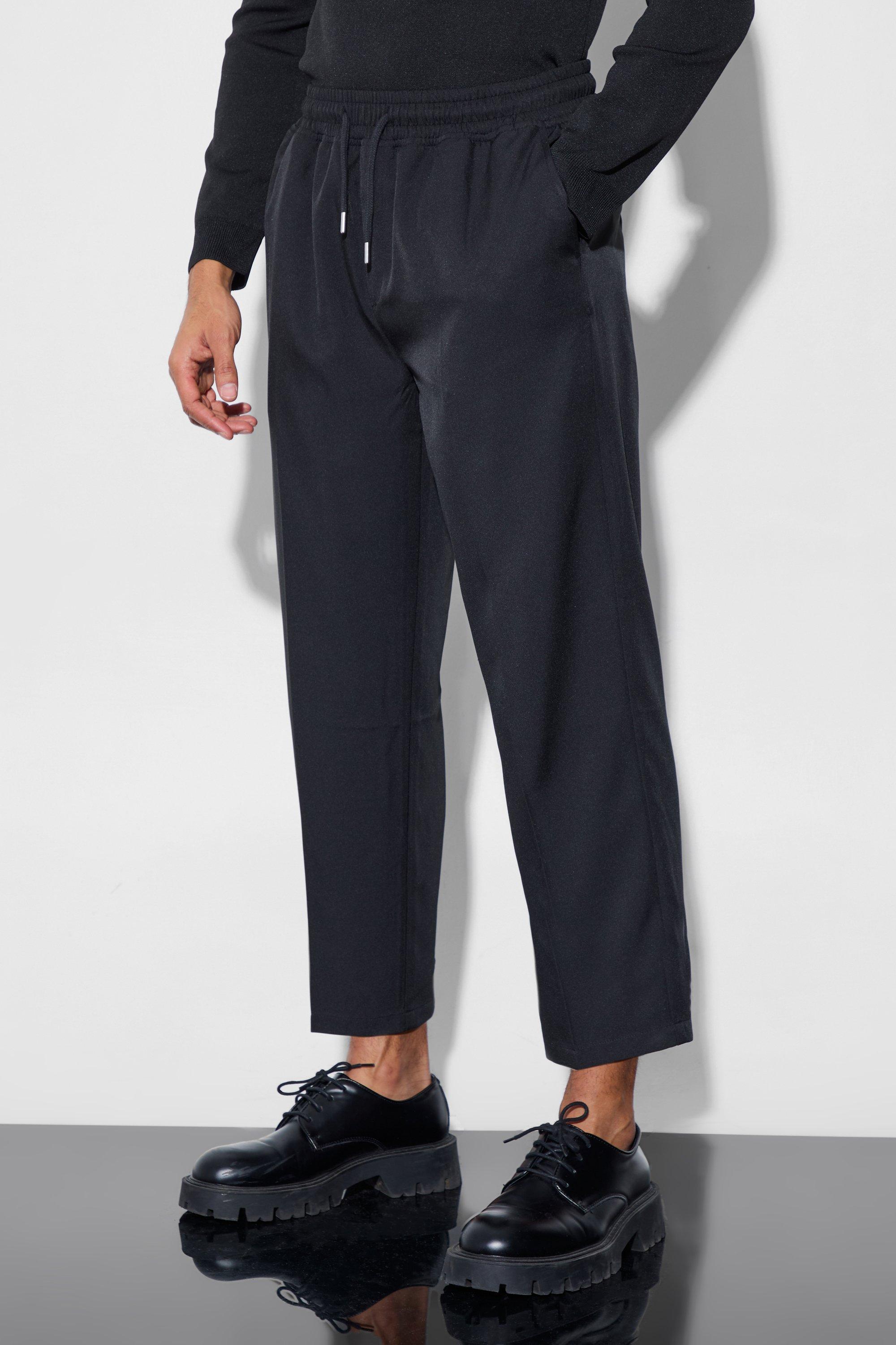 Slim Cropped Suit Pants