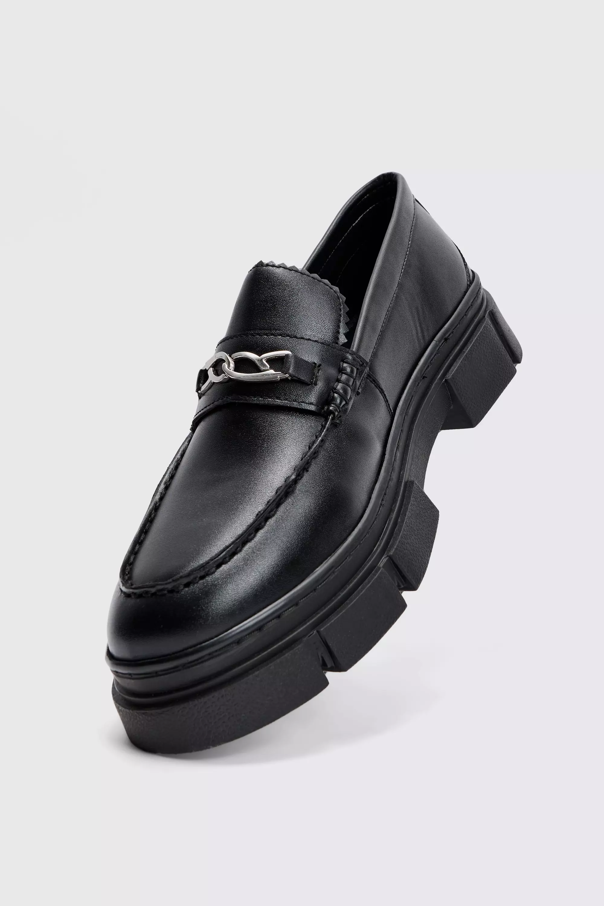 Track Sole Snaffle Loafer | boohooMAN USA
