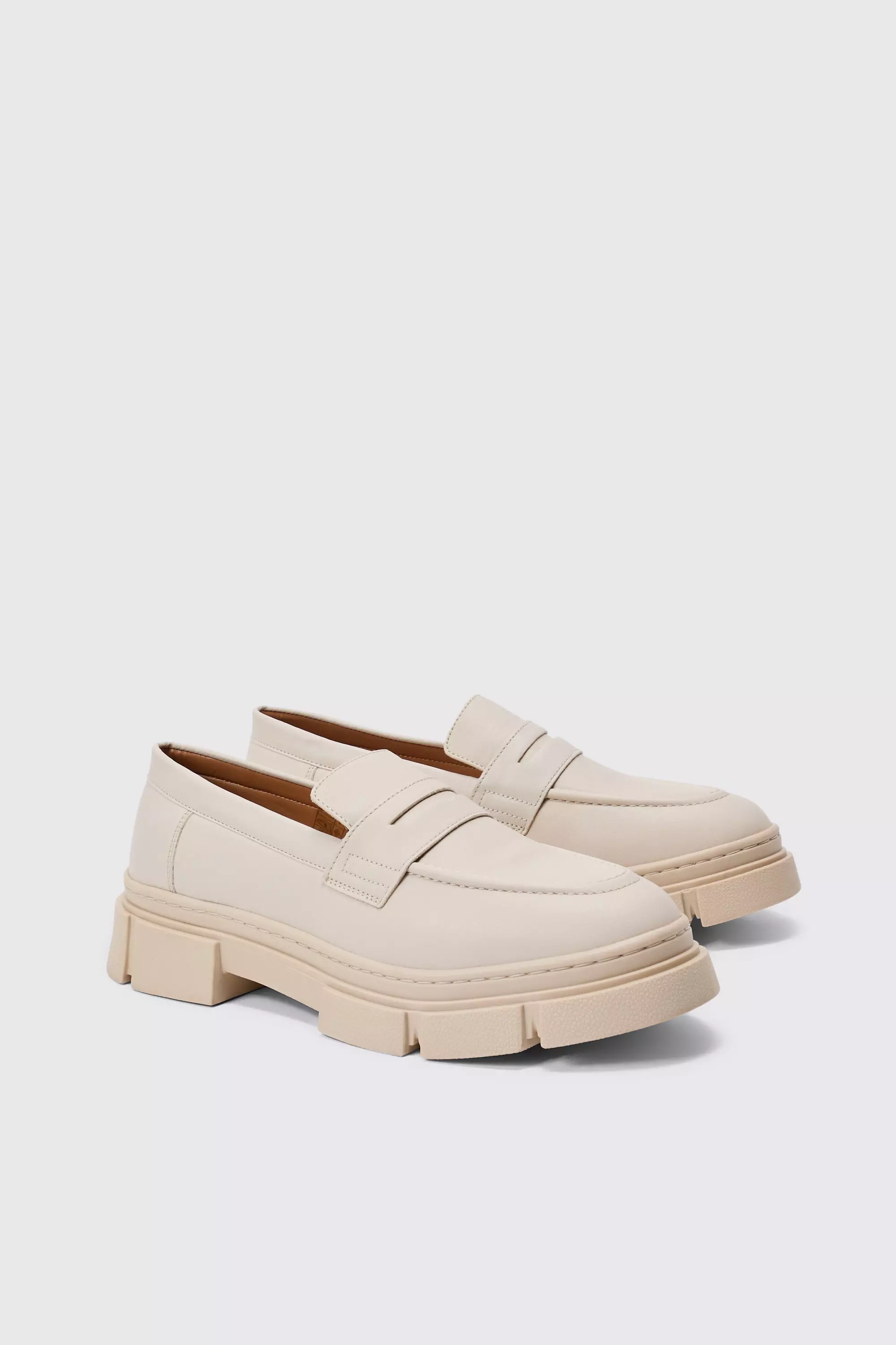 Track Sole Loafer Stone
